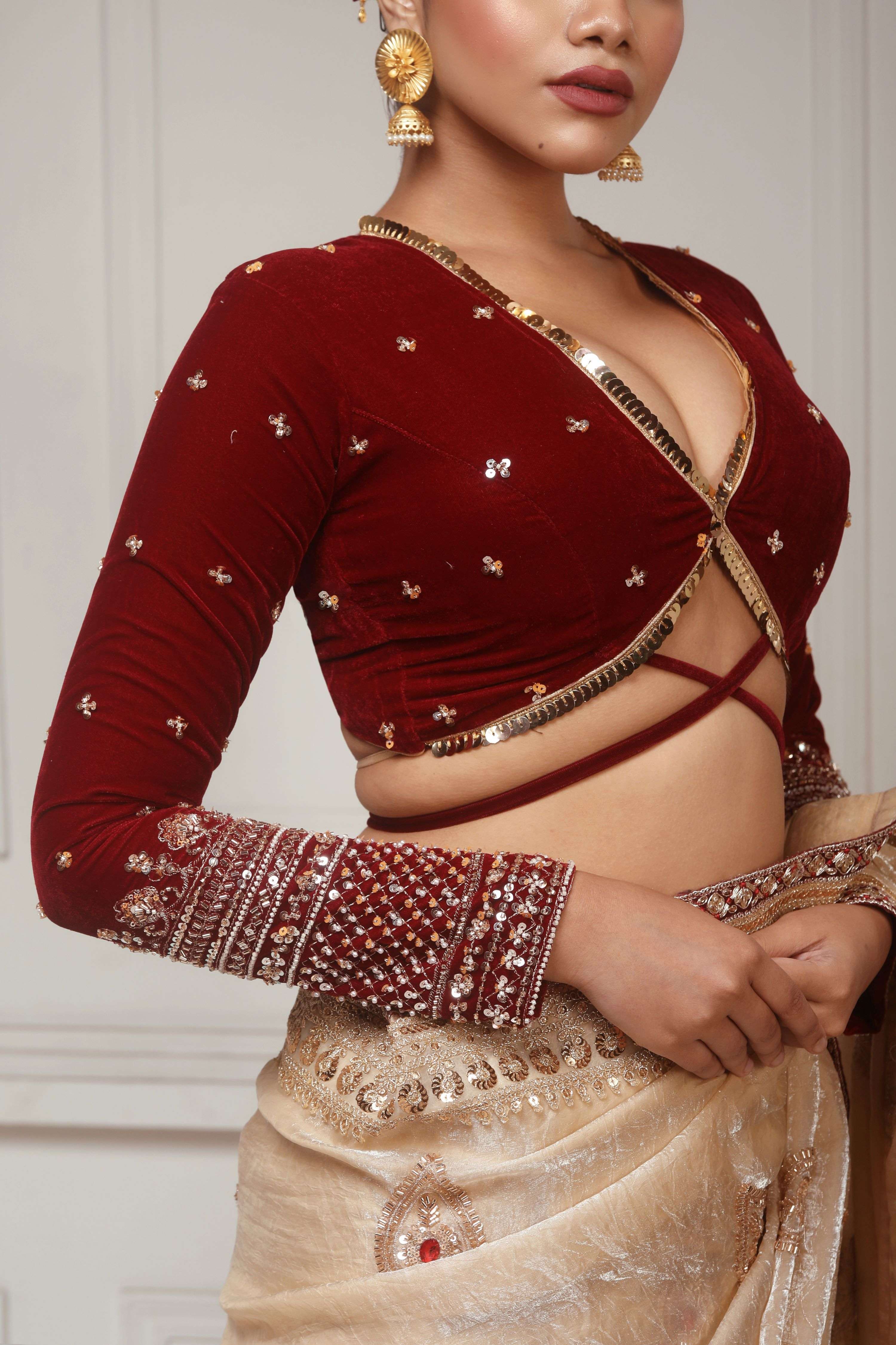 GARNET GRANDEUR BLOUSE