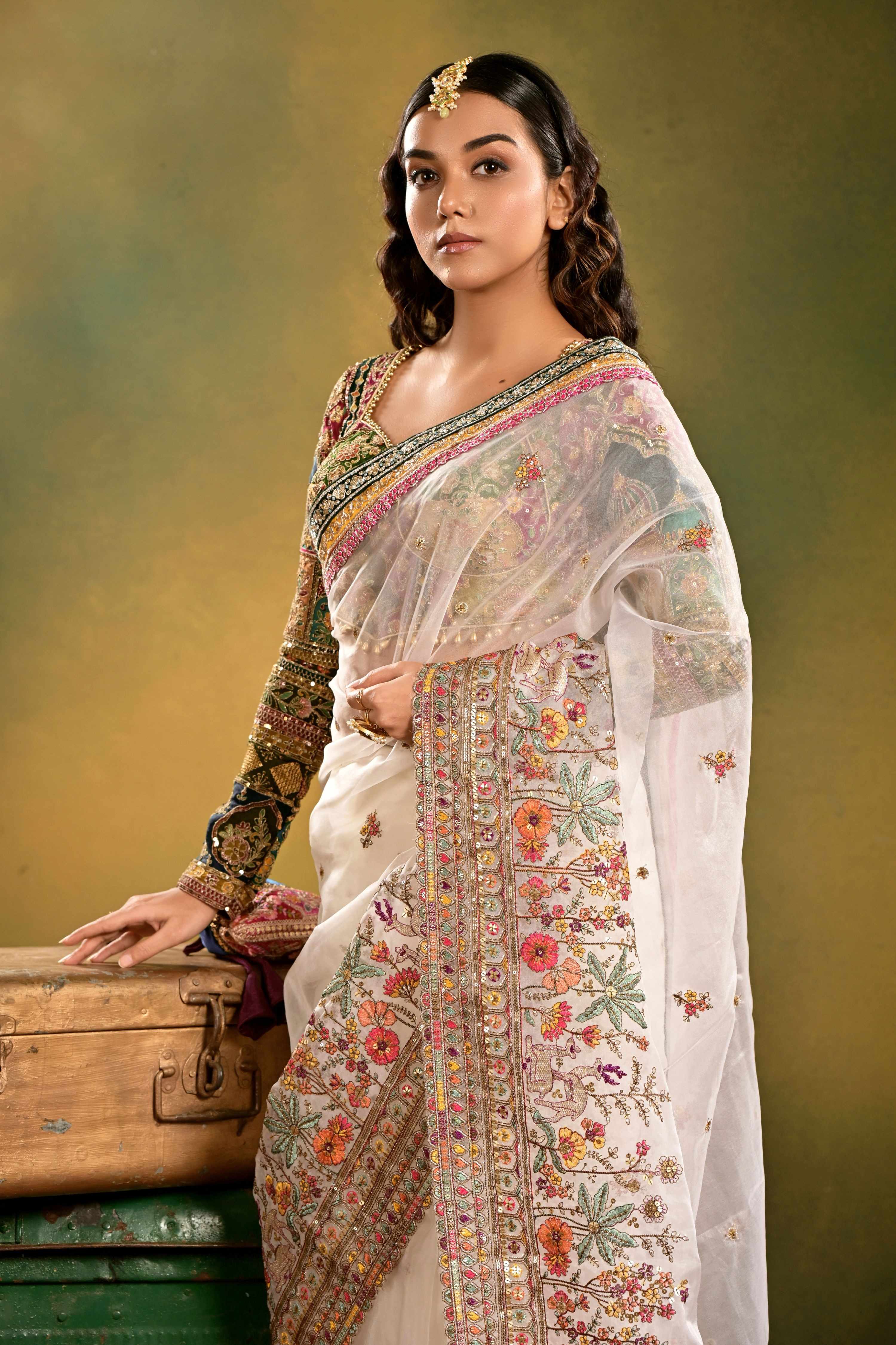 COSMOS CRUSH SAREE