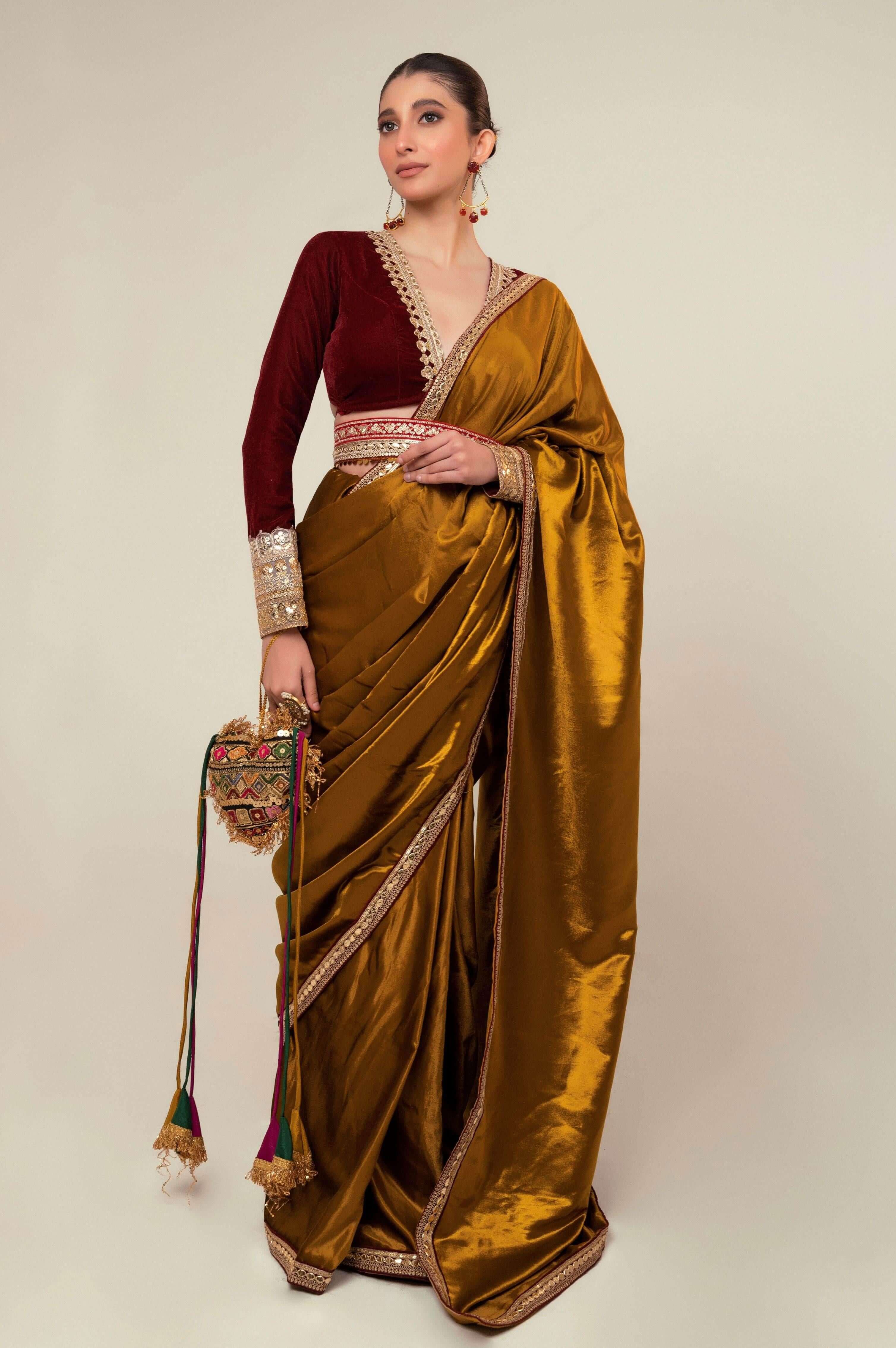 LUXE LIME SAREE.