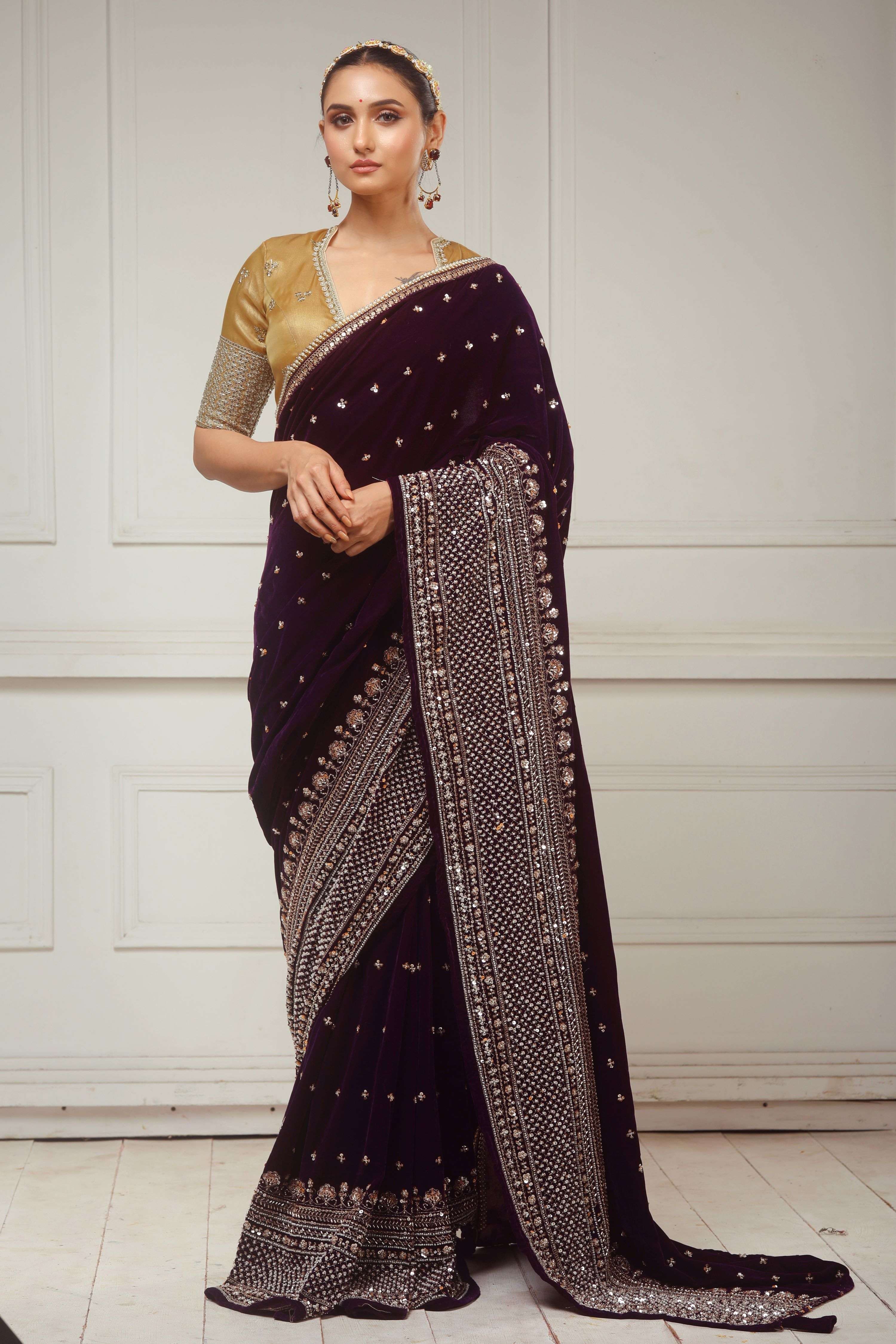 GLAM GRANDEUR SAREE WITH RADIANT FANTASY BLOUSE