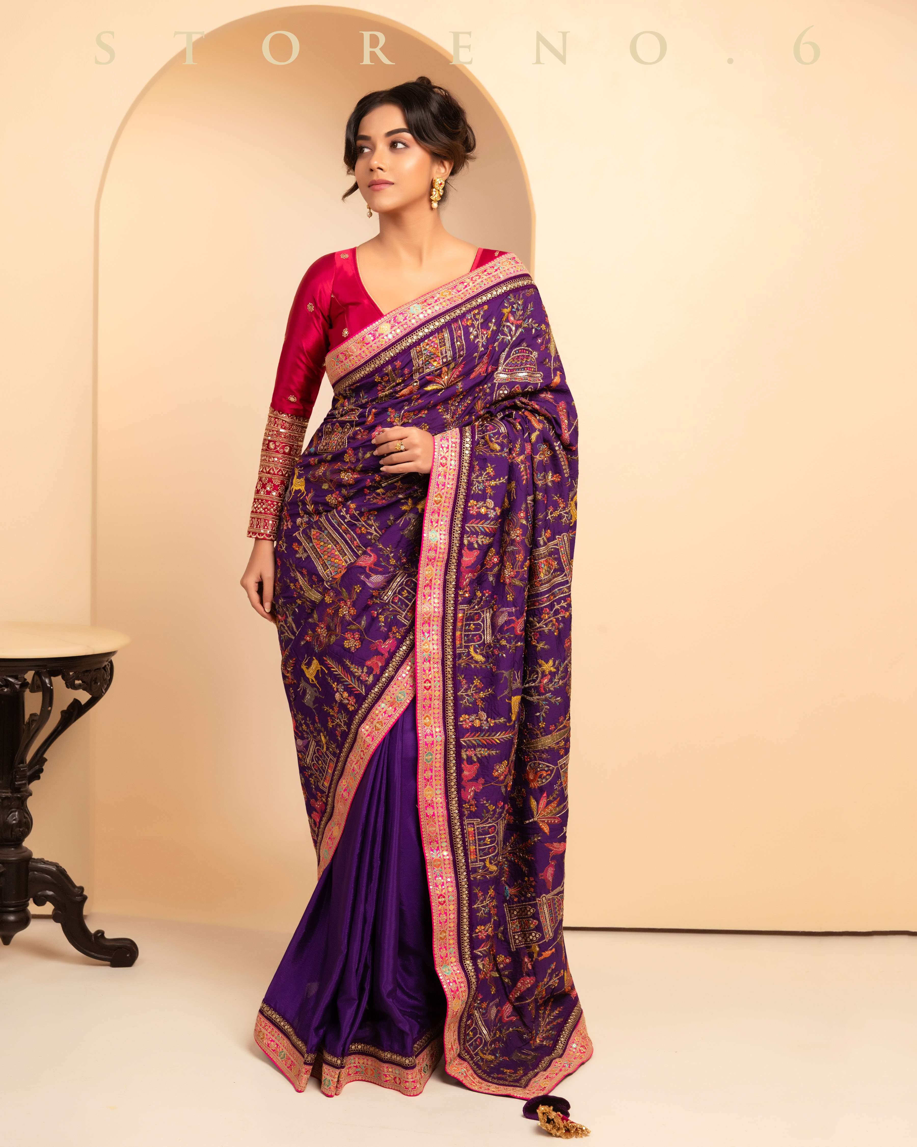 THE 6TH CENTURY CHROMA SAREE