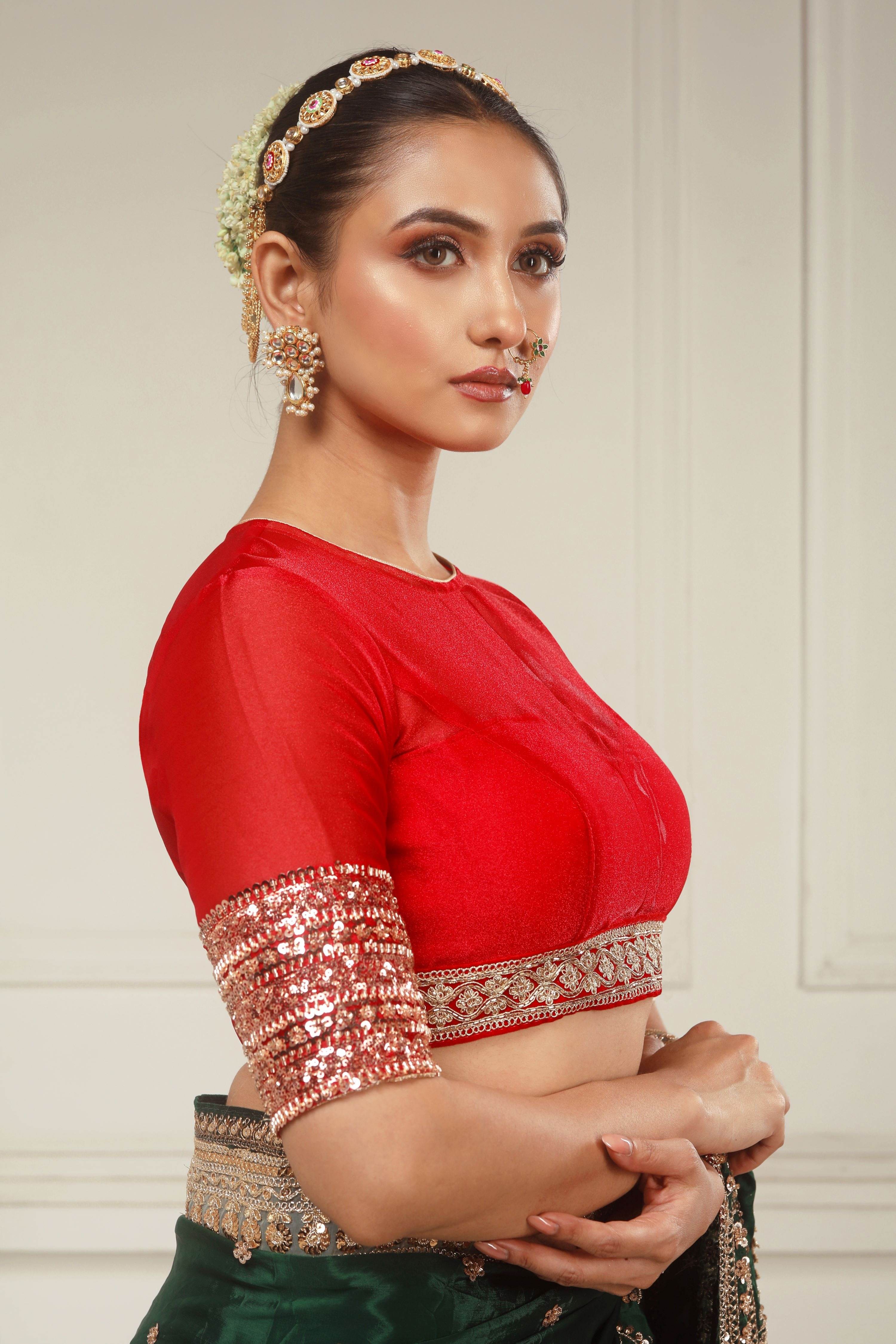 CRIMSON DESIRE BLOUSE