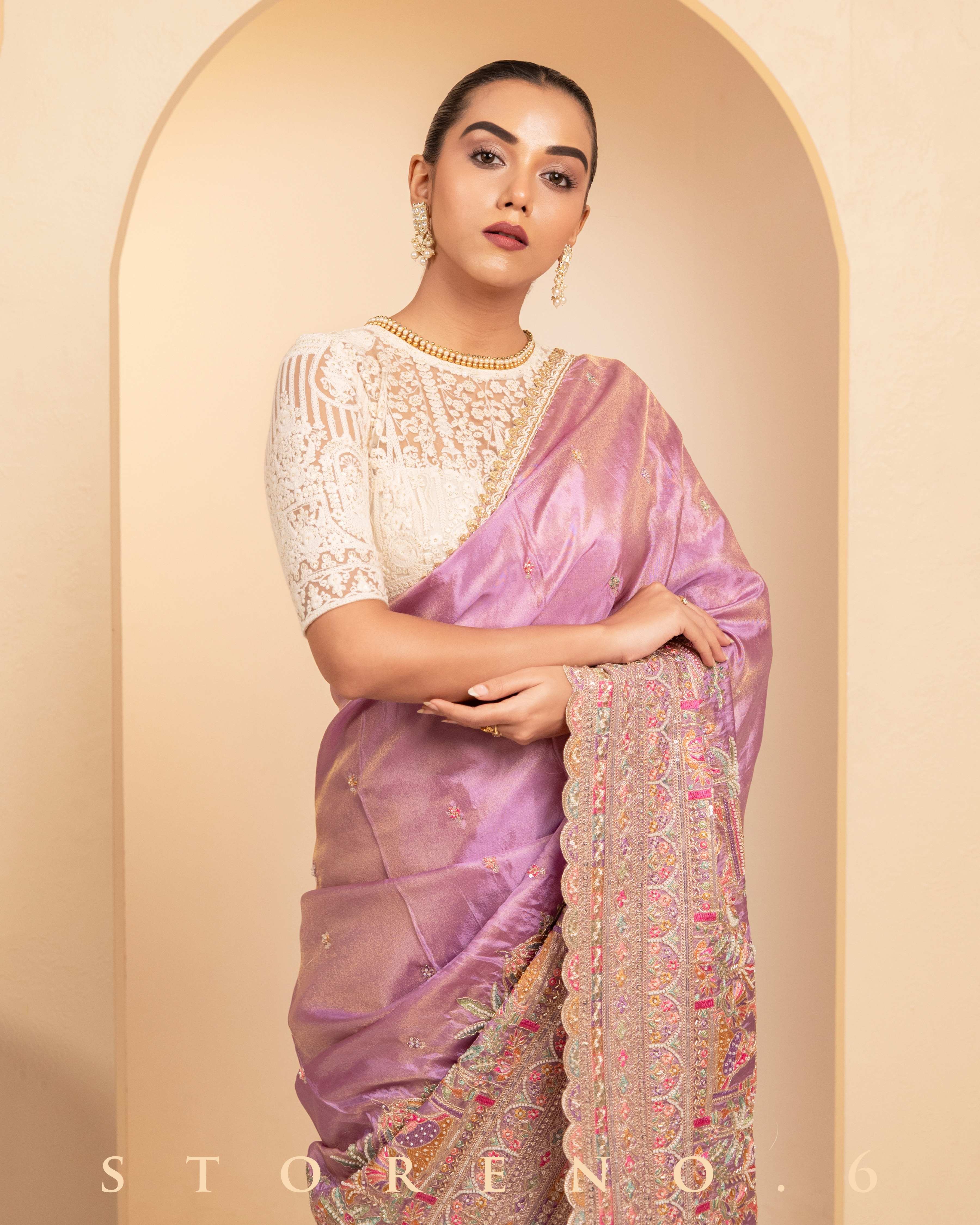 GLAM GLORY SAREE WITH CHAANDNI CLASSIC BLOUSE