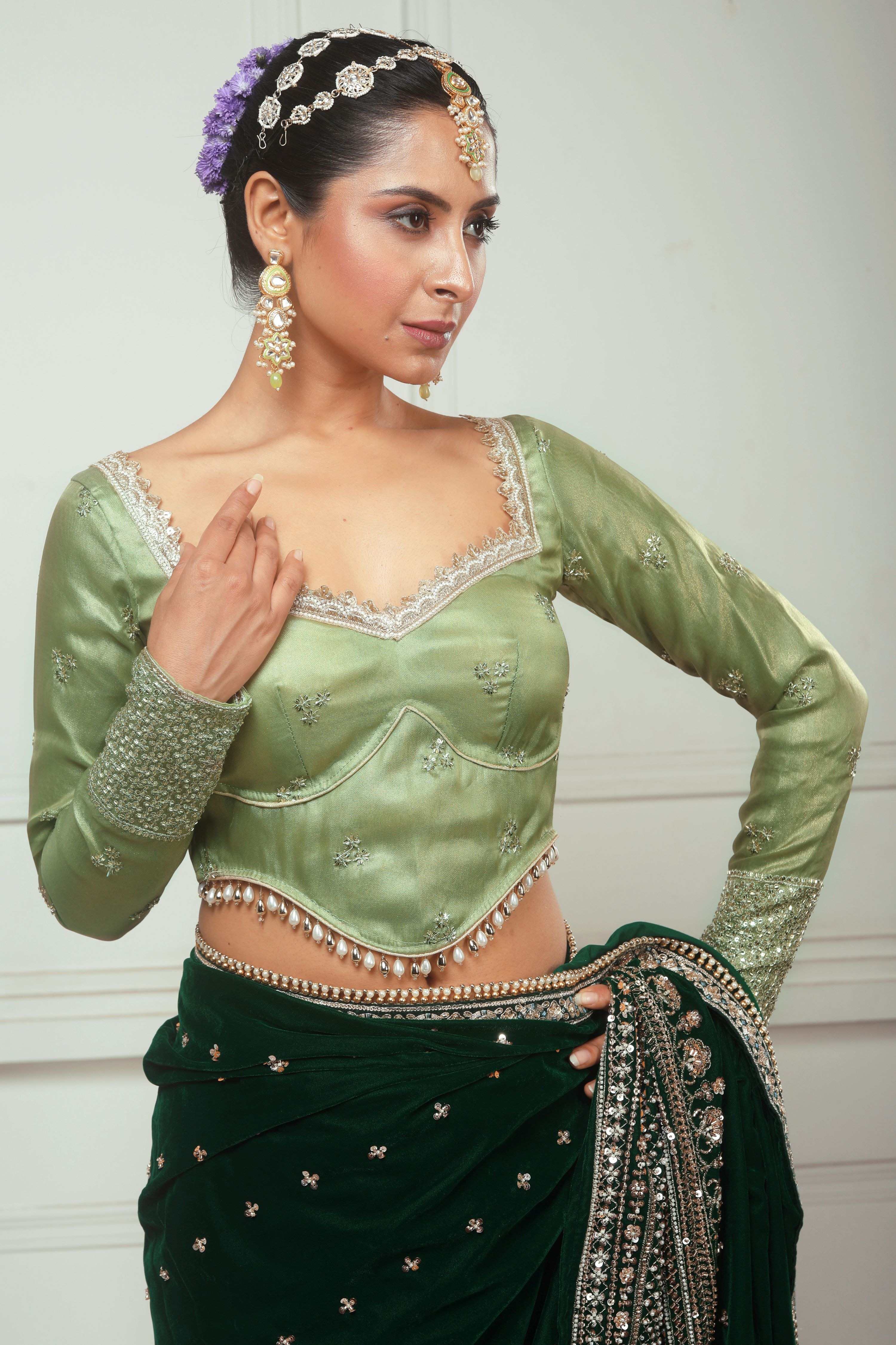 SAGE FANTASY BLOUSE