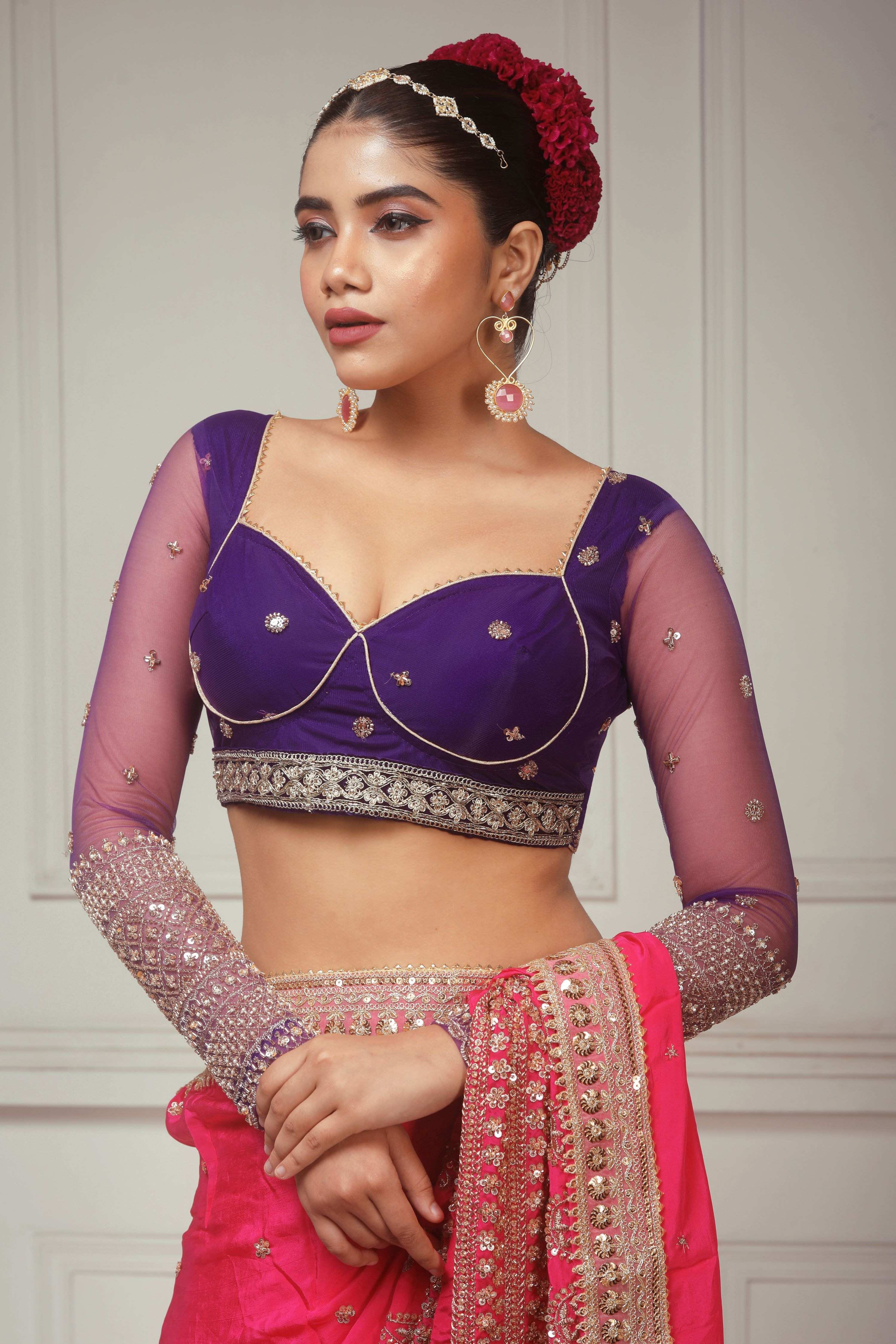 MAJESTIC CHANDELIER BLOUSE