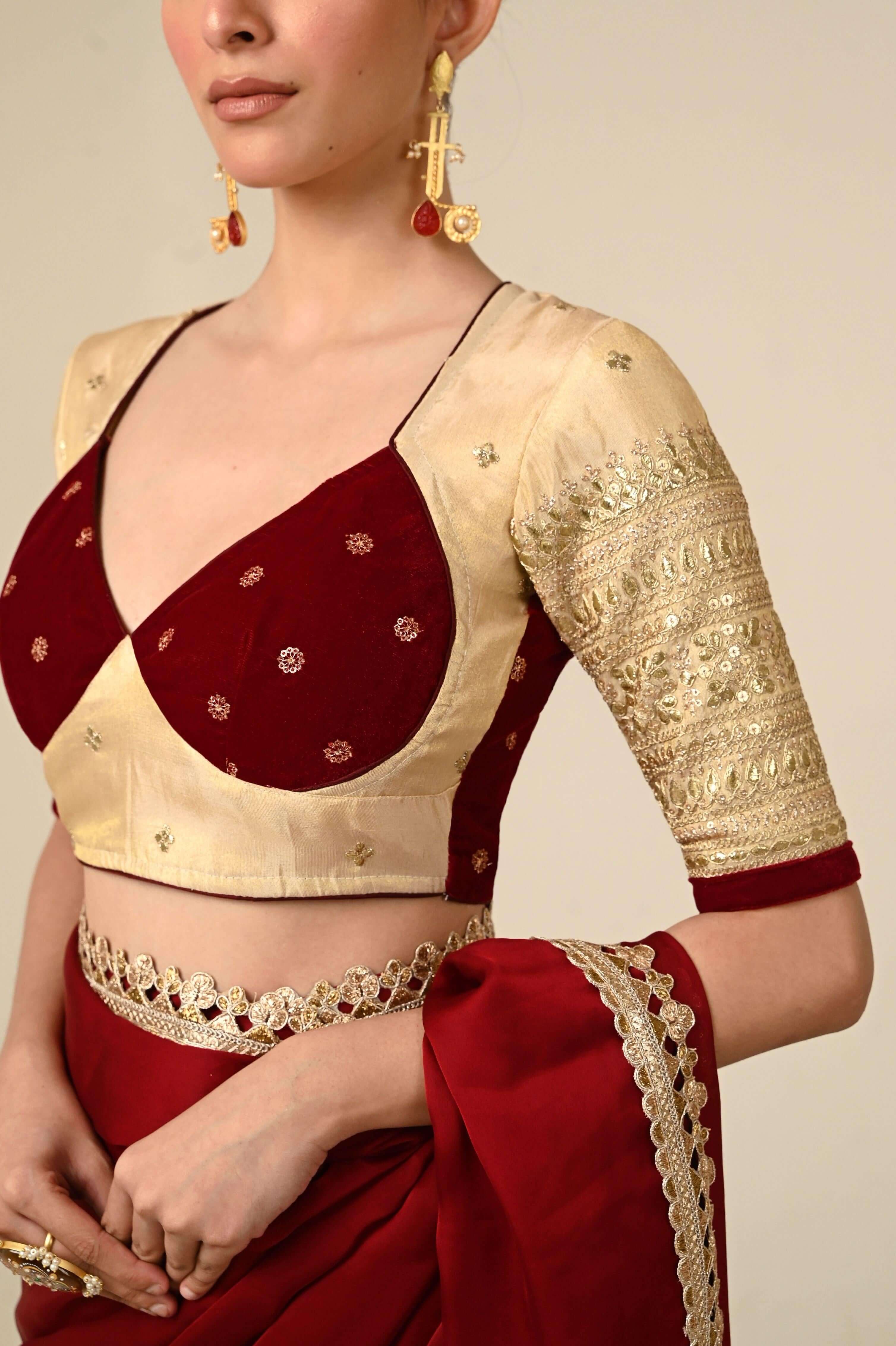 CHERRY VANILLA BLOUSE.