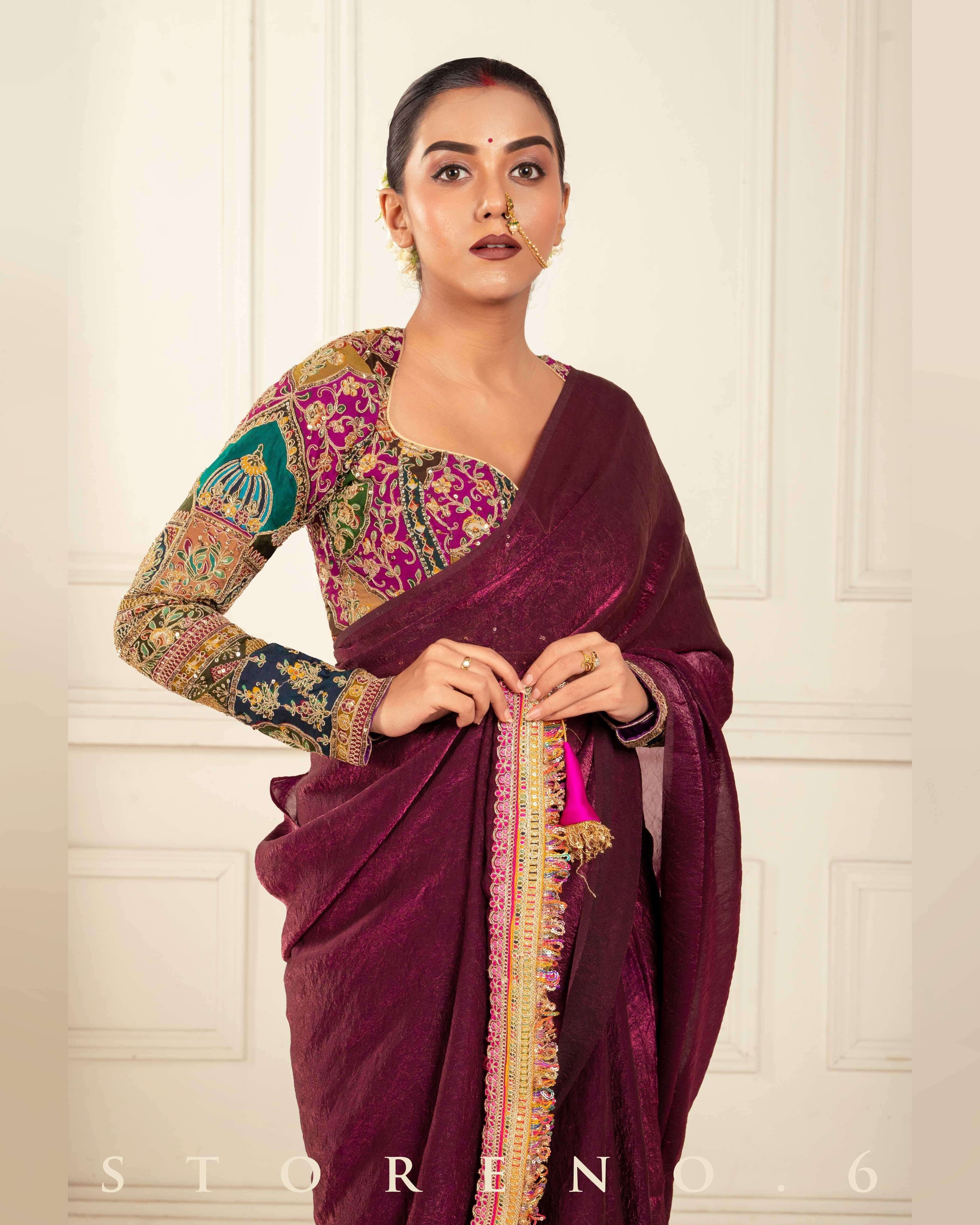 MIDNIGHT MYSTERY SAREE.