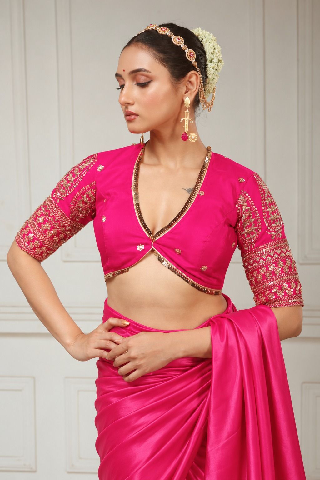 ROSE LUXE REMIX BLOUSE