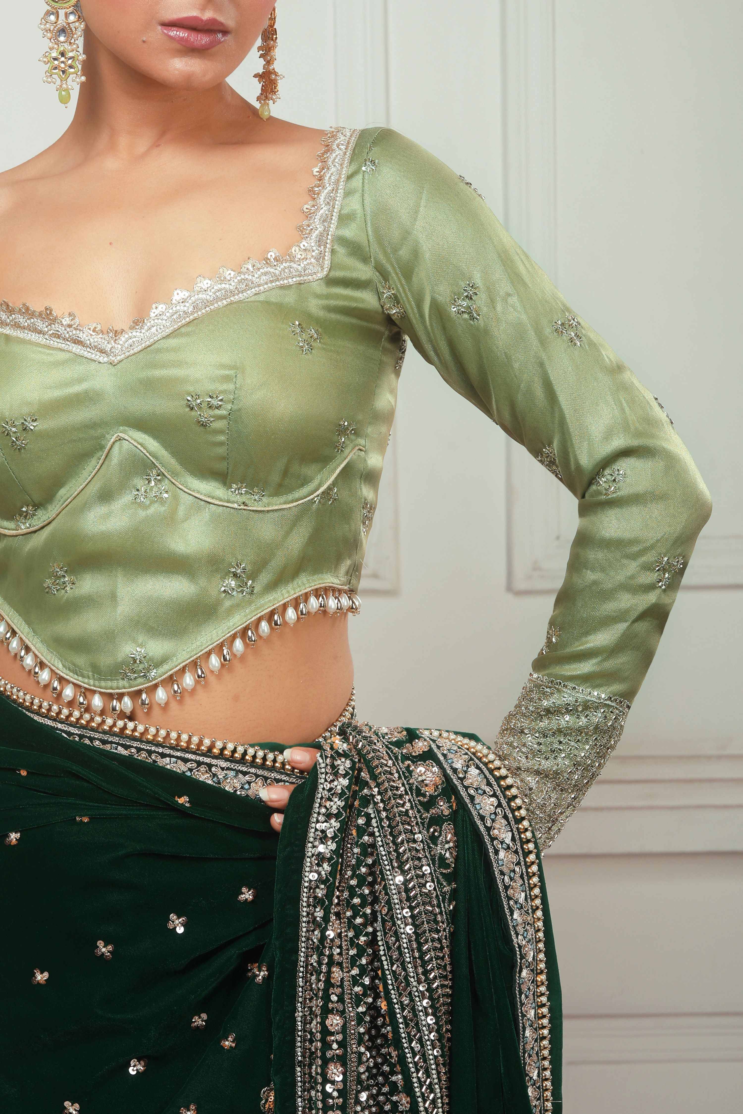 SAGE FANTASY BLOUSE