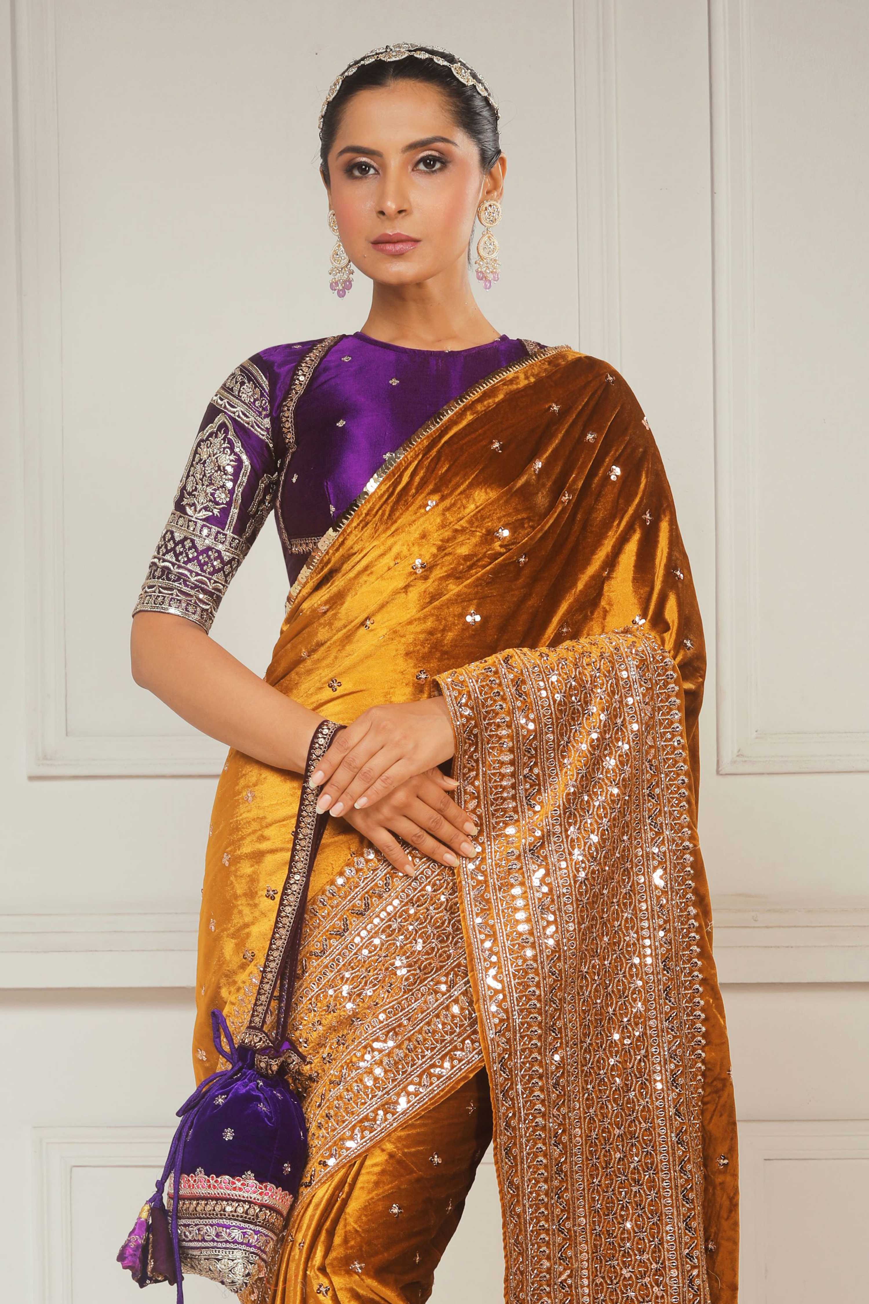 REGAL REIGN SAREE WITH TIMELESS TEMPTATION BLOUSE