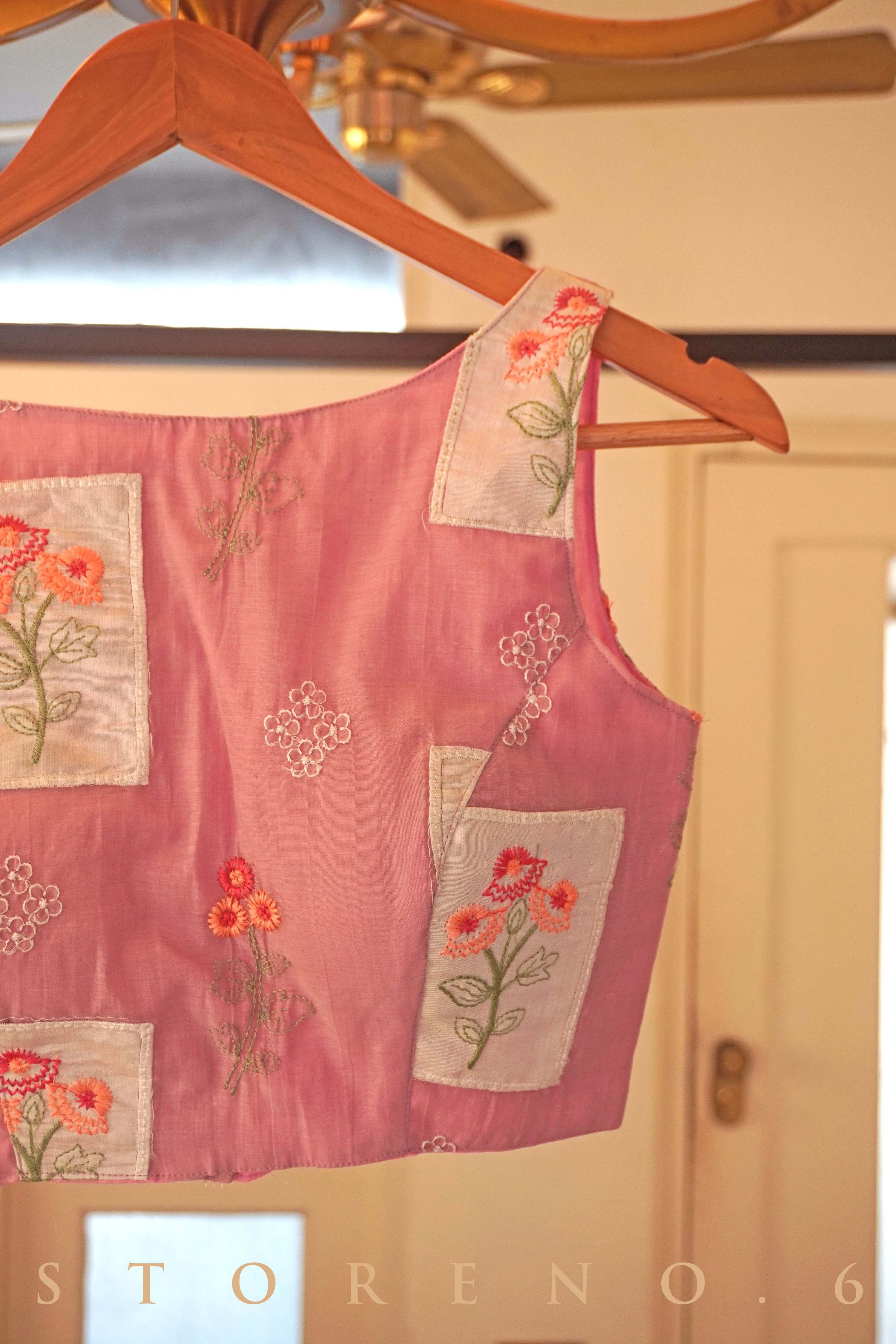 FLAMINGO DUSK BLOUSE