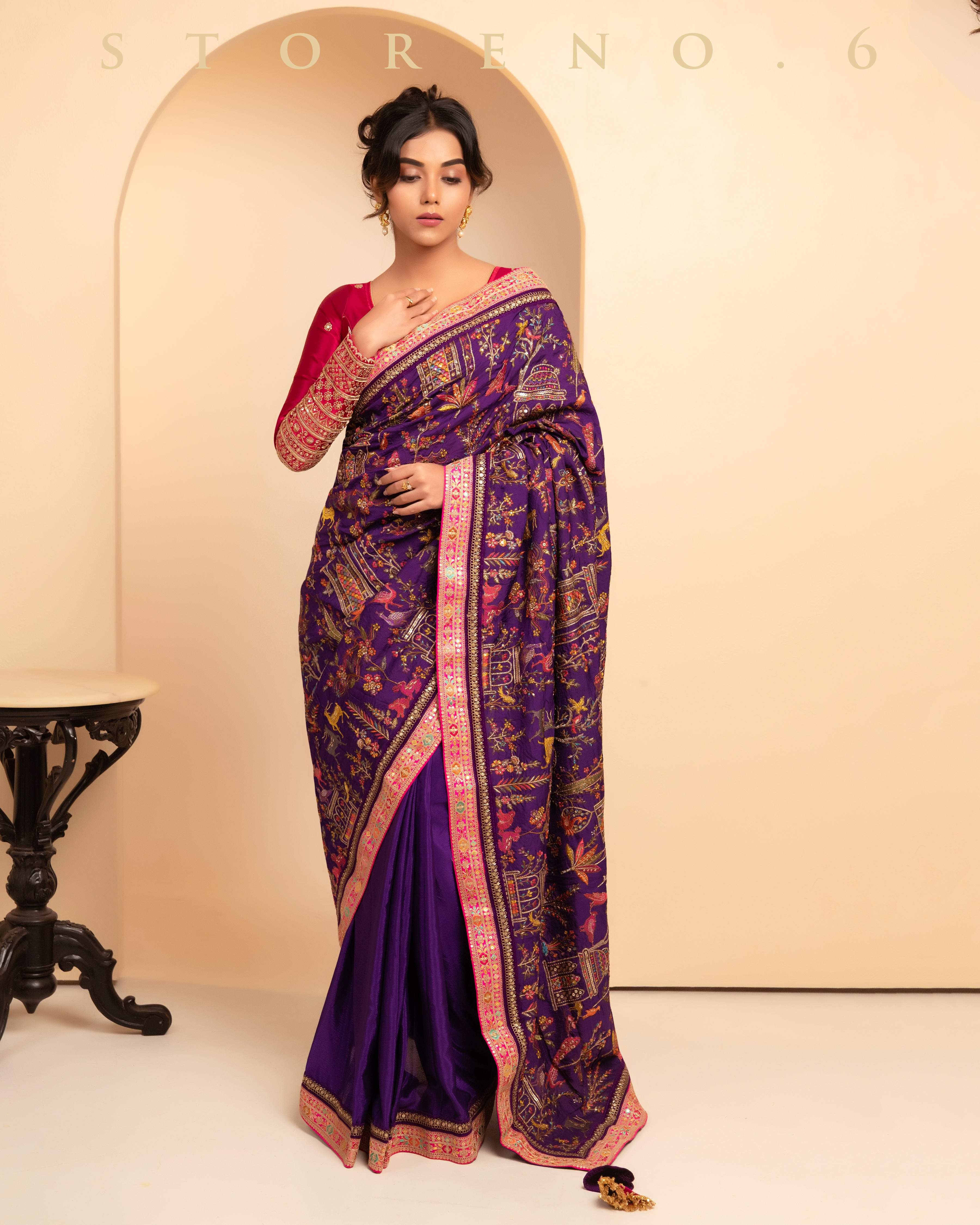 THE 6TH CENTURY CHROMA SAREE