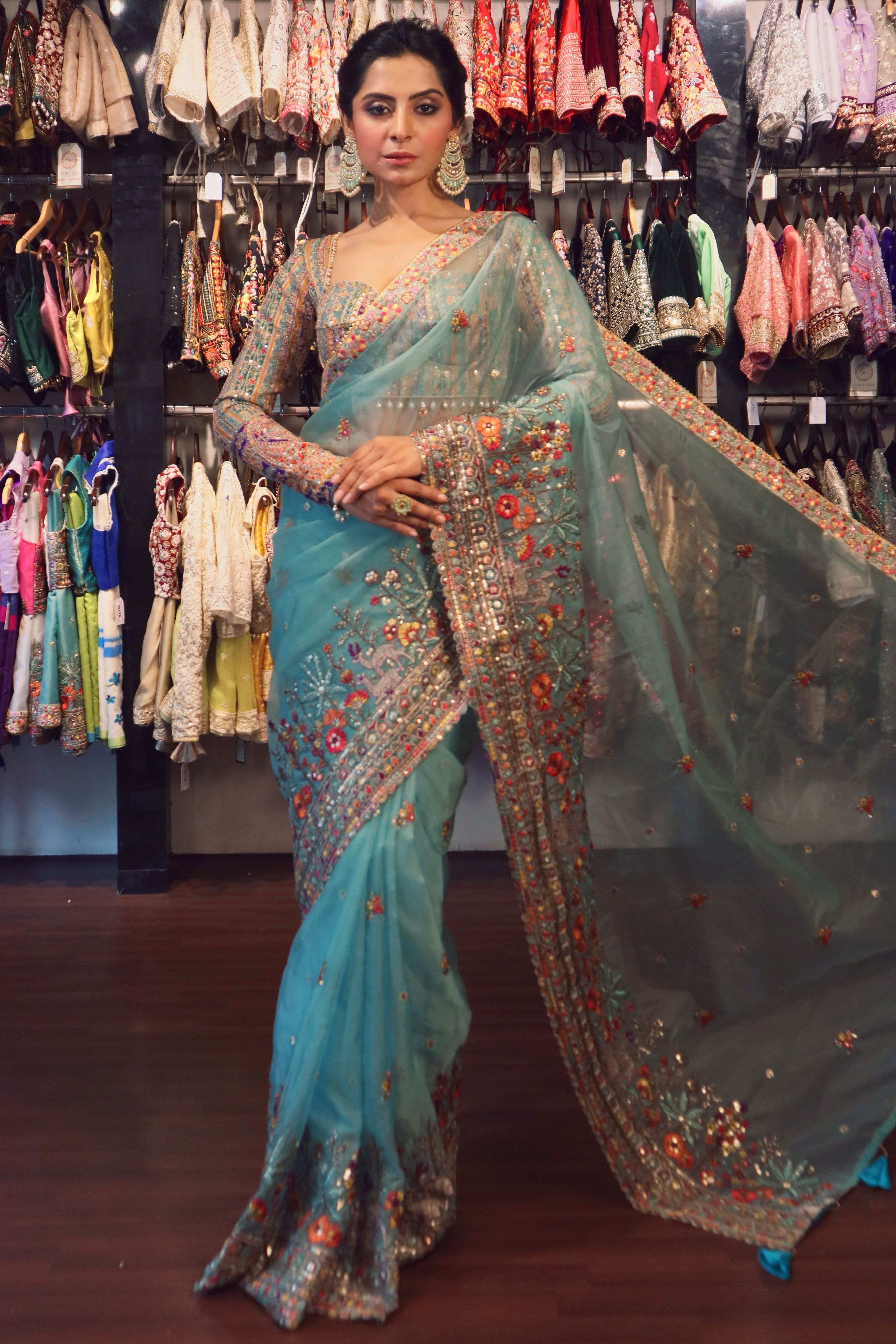 COASTAL CRUSH SAREE