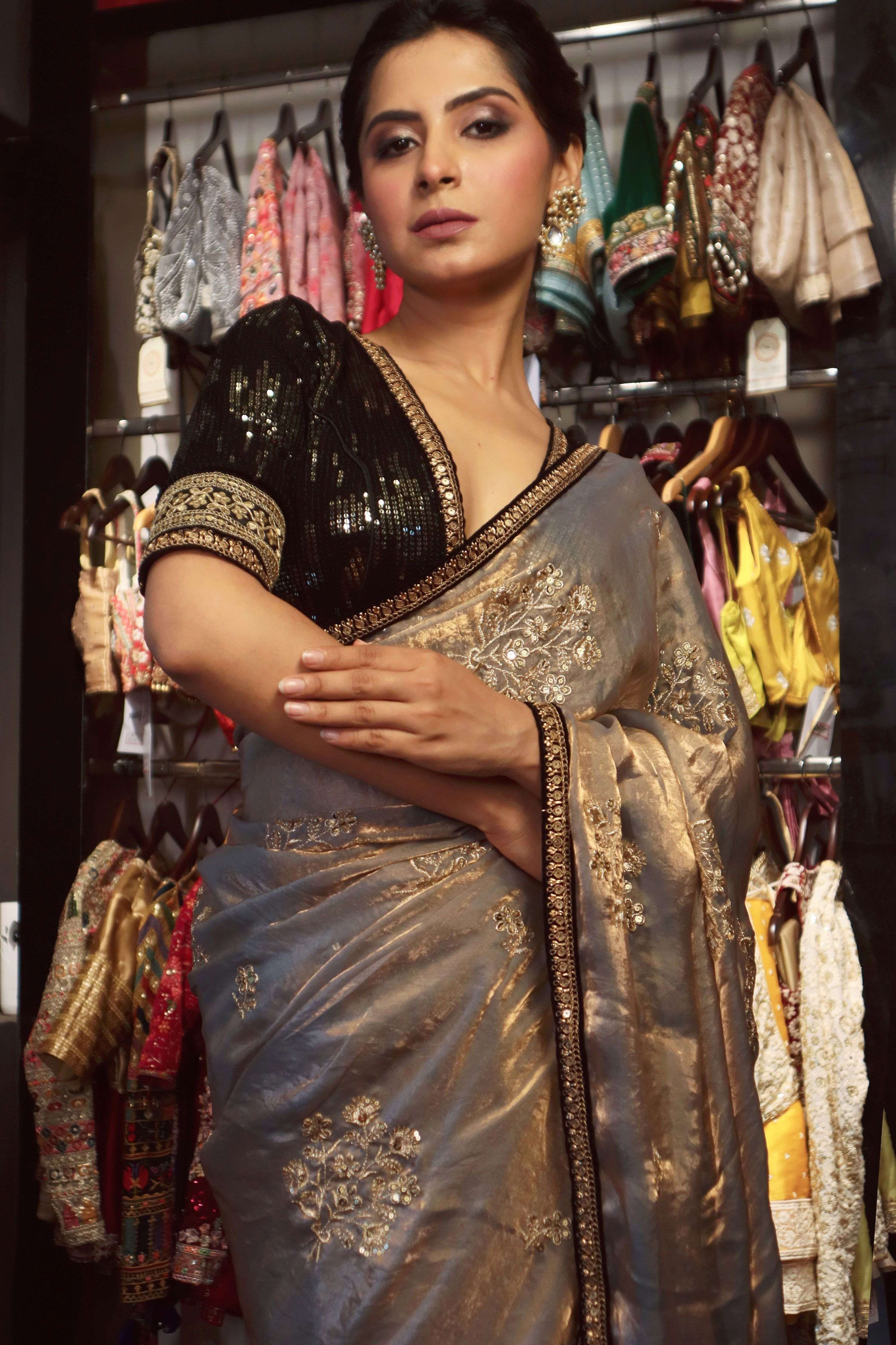 TITAN TEMPTRESS SAREE WITH SAANJH CLASSIC BLOUSE