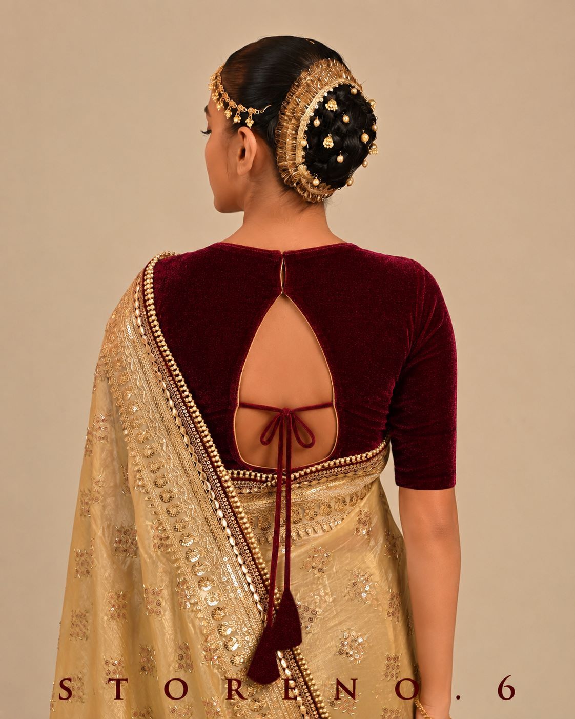 DESERT DELUXE SAREE AND BLOUSE SET