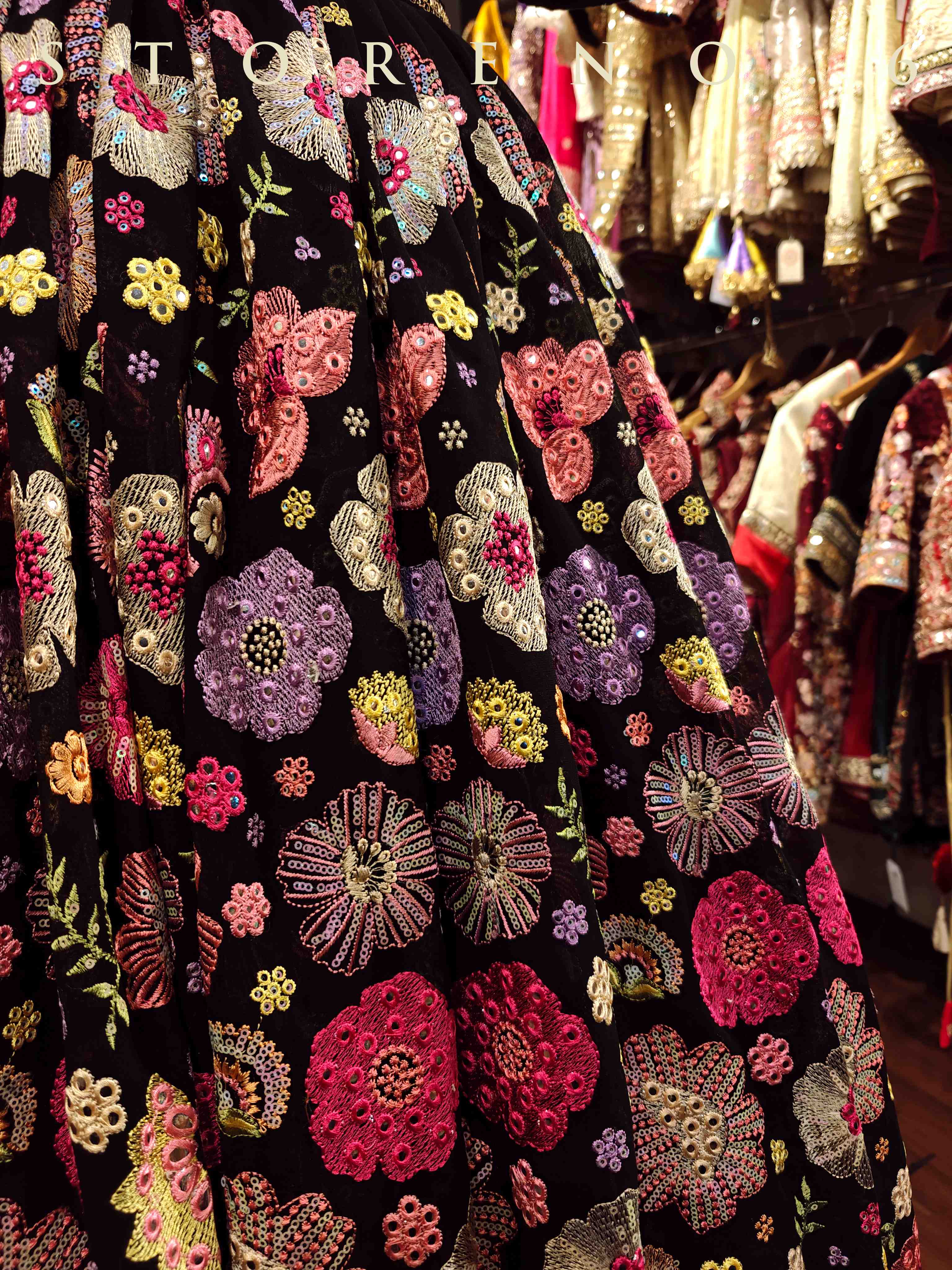 RANGEELA LEHENGA SKIRT(WITH CANCAN)