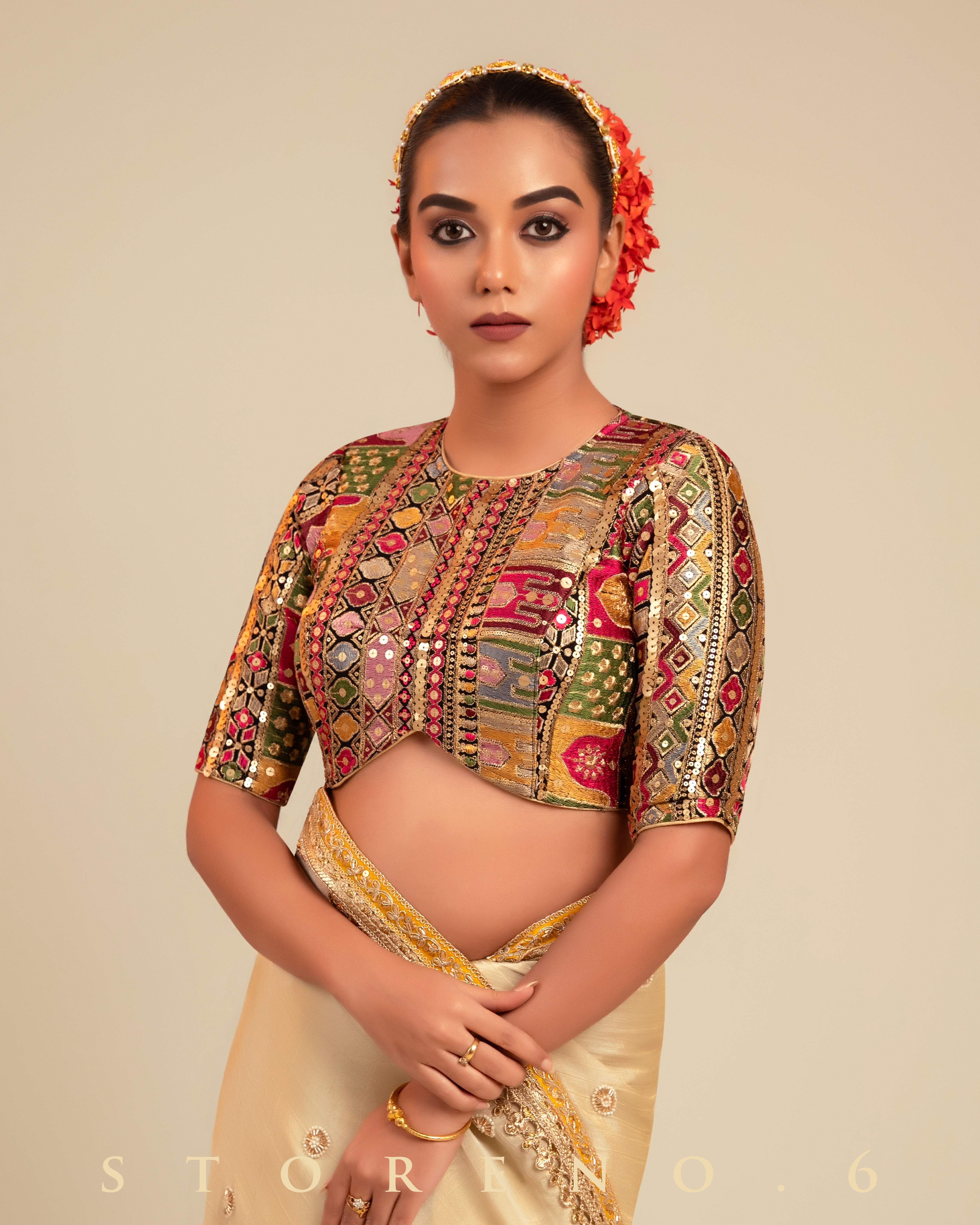 GUL KAARI SIAH EDGE BLOUSE