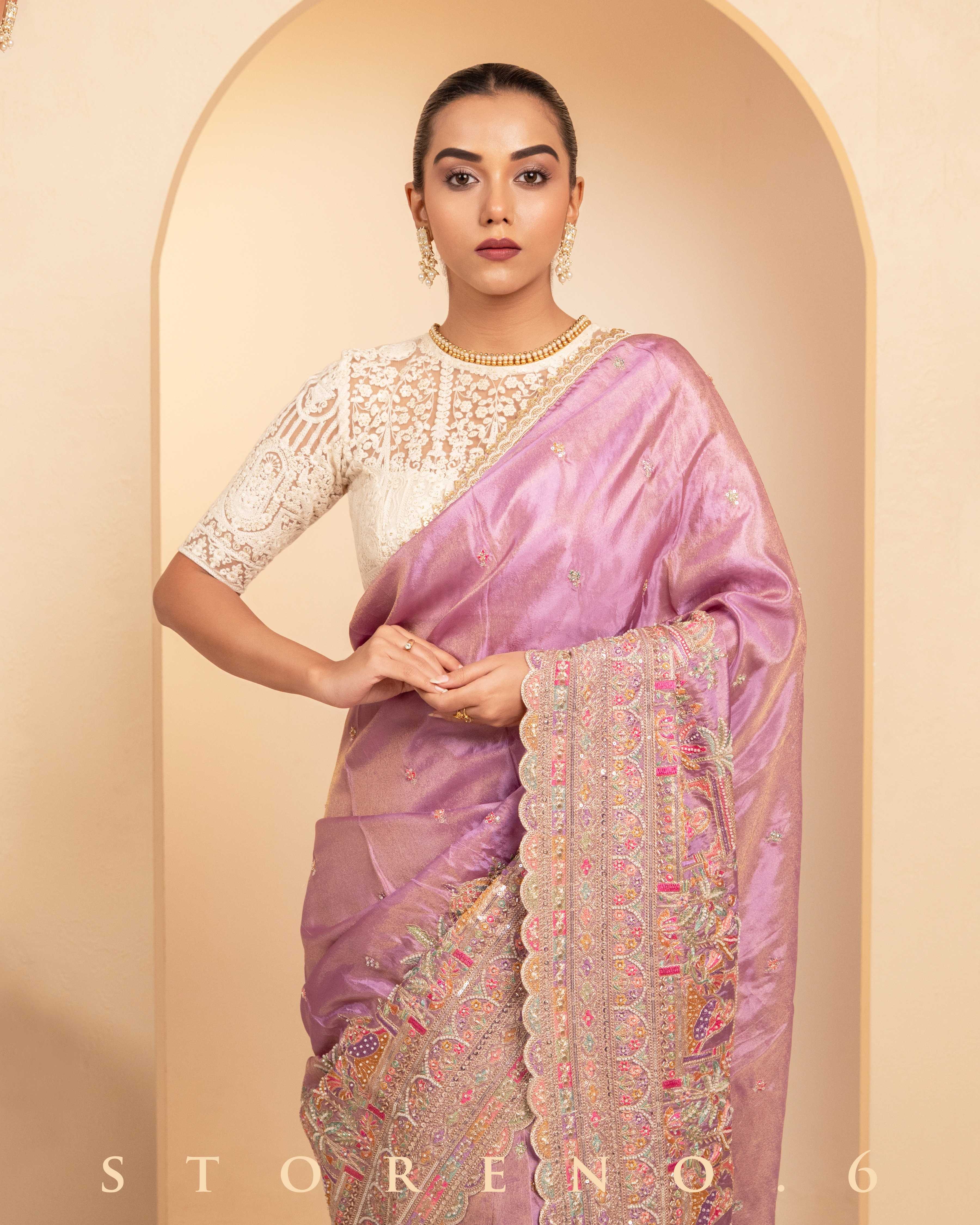 GLAM GLORY SAREE WITH CHAANDNI CLASSIC BLOUSE