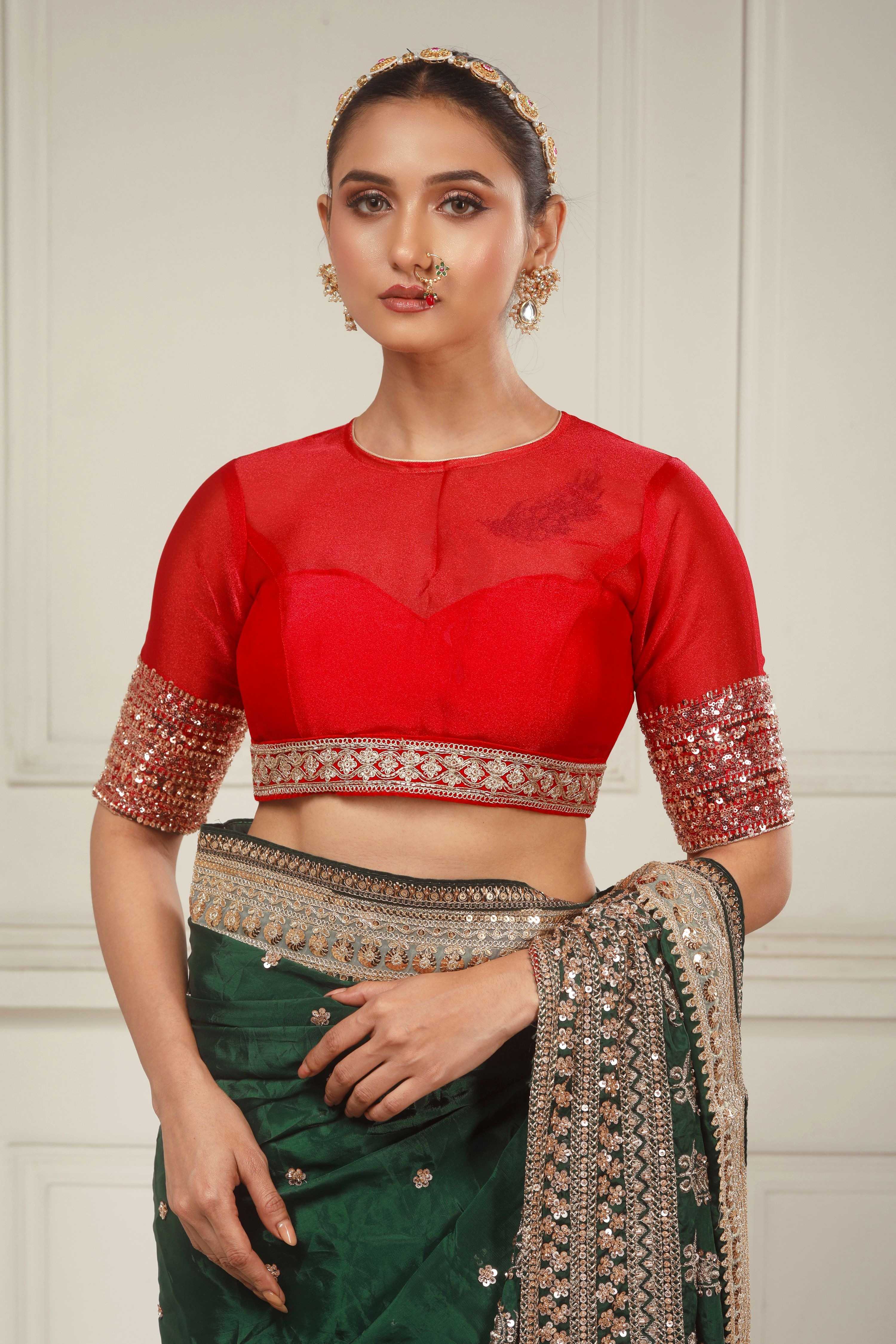 CRIMSON DESIRE BLOUSE