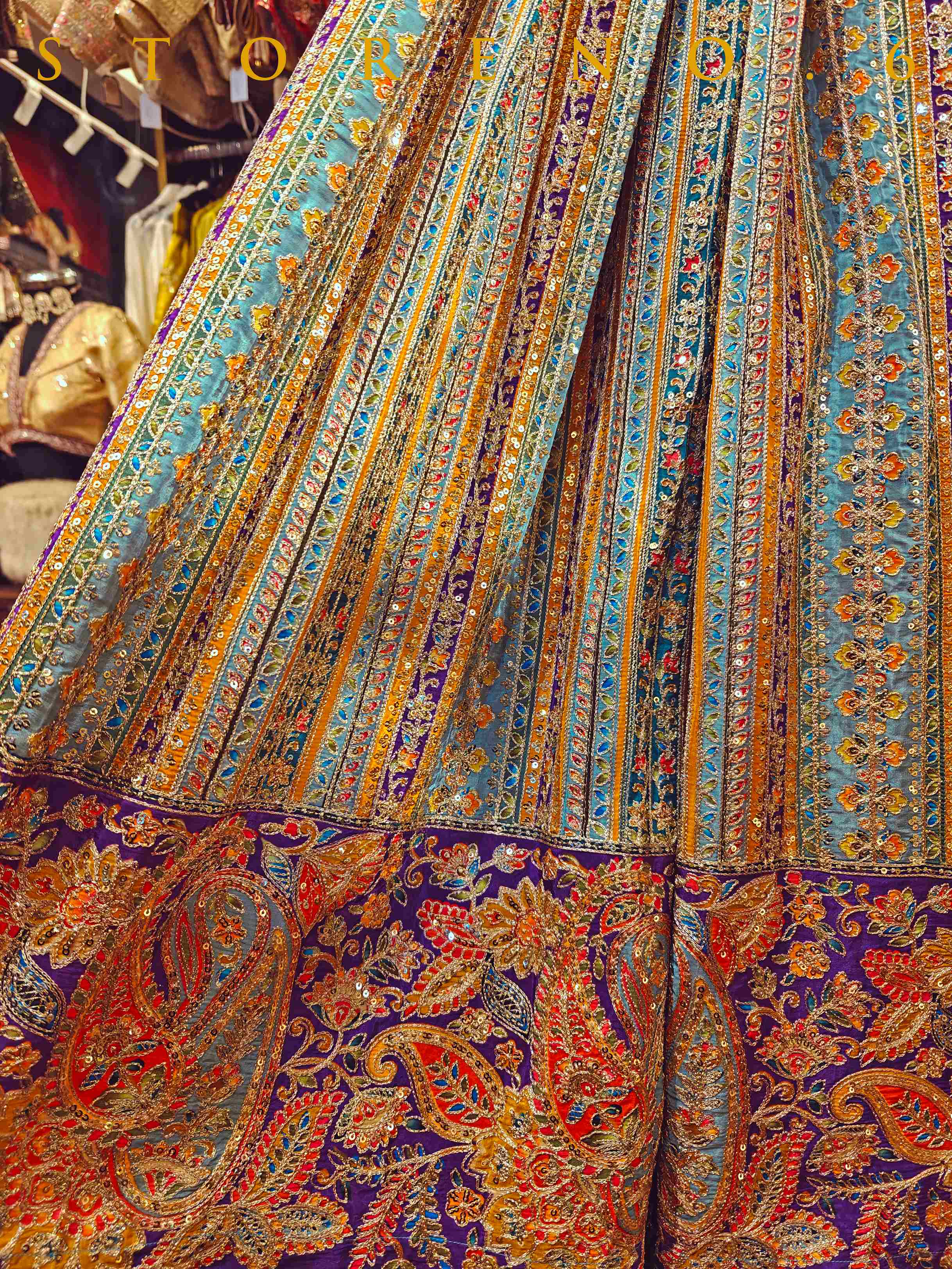 RANGRAAZ LEHENGA SKIRT WITH STITCHED BLOUSE(WITH CANCAN)