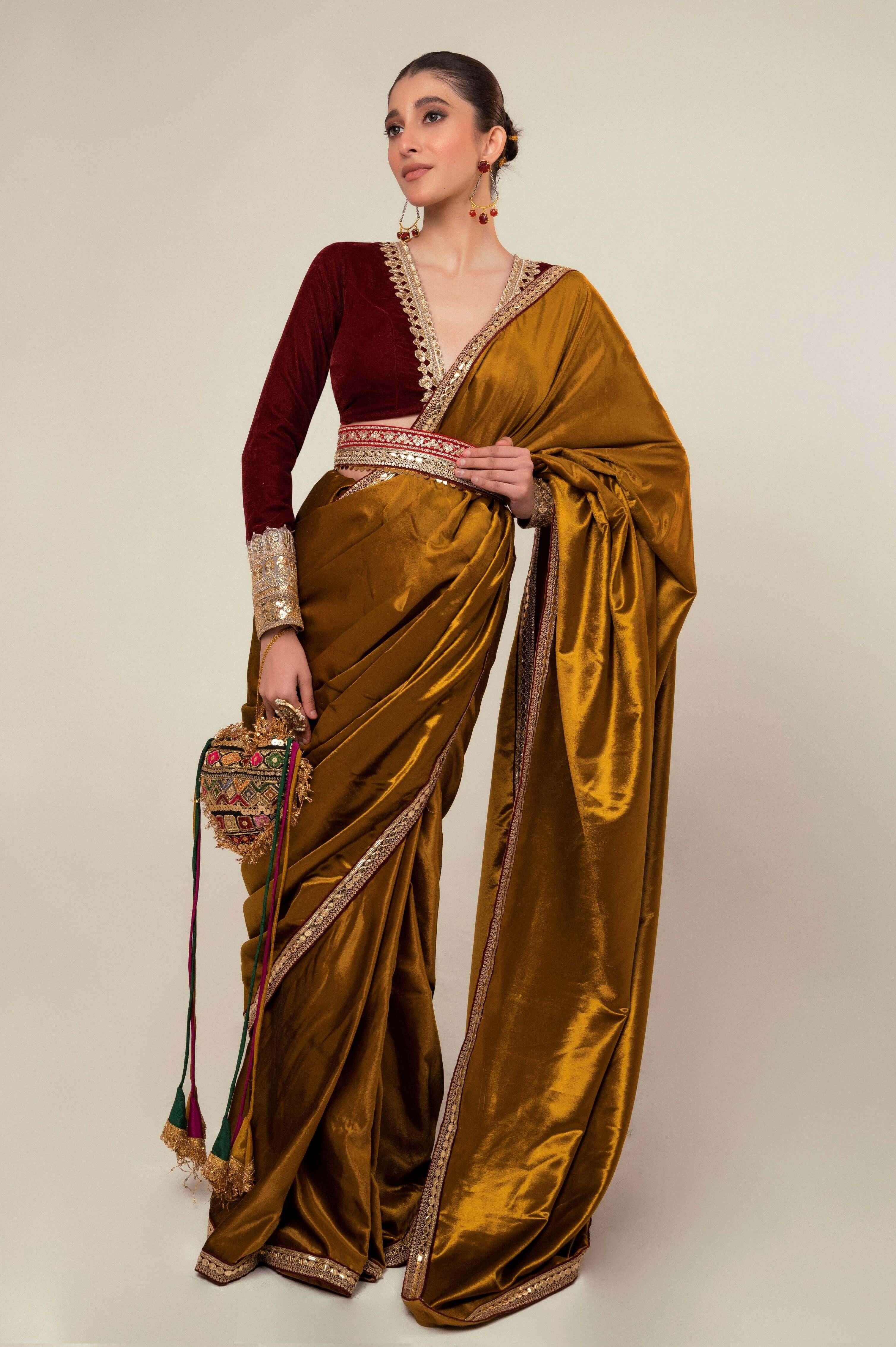 LUXE LIME SAREE.