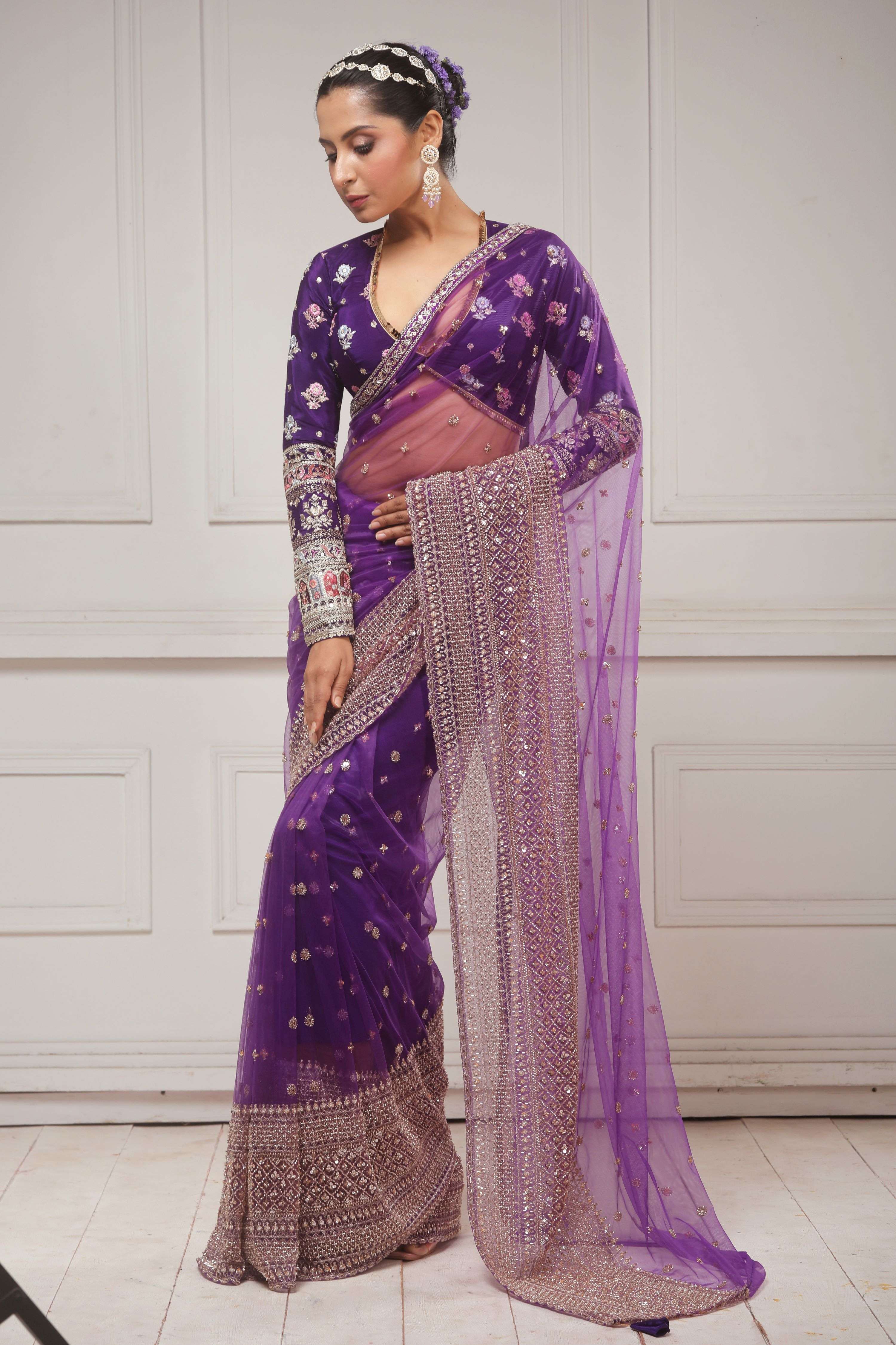 MAJESTIC CHANDELIER SAREE