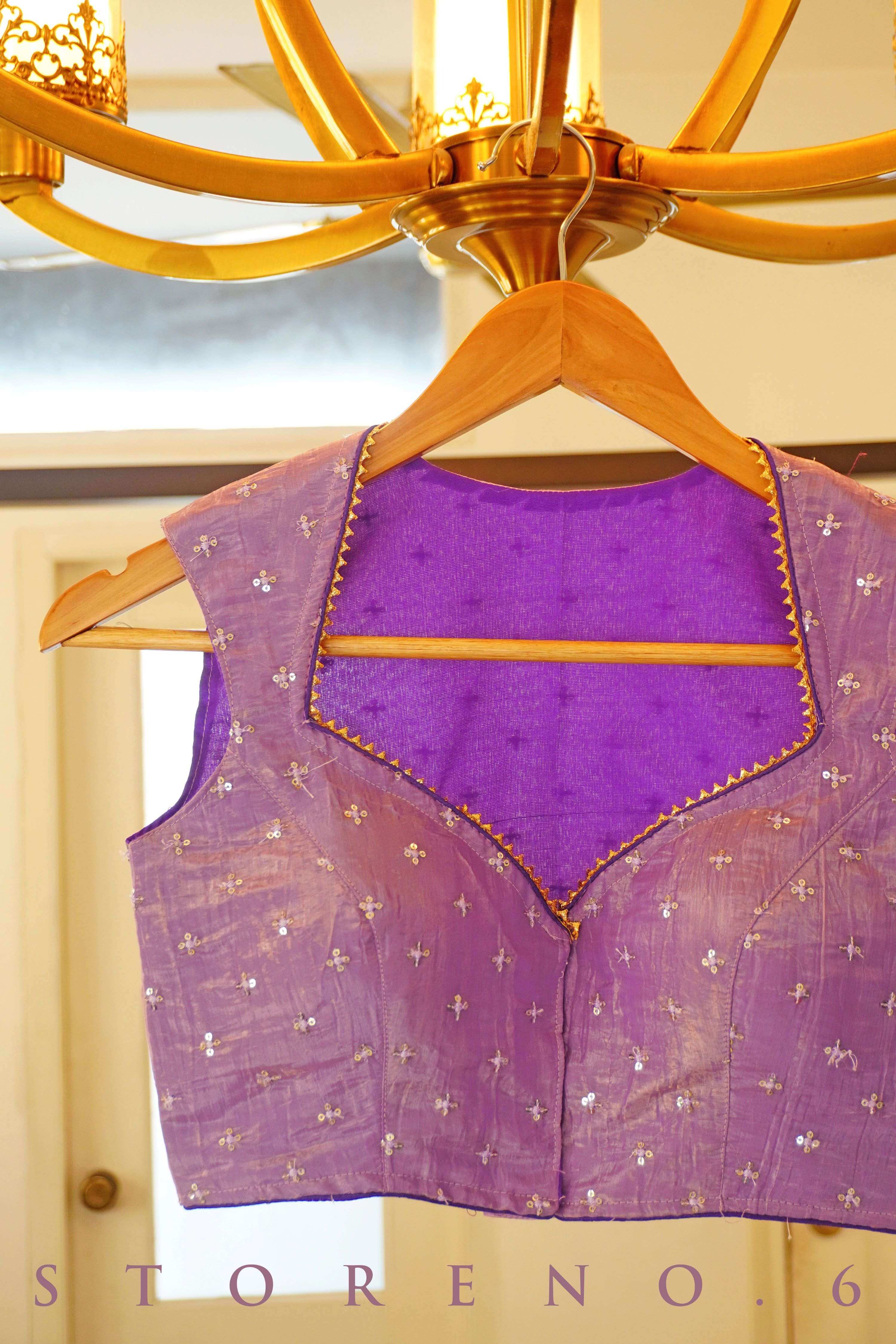 DUSK VIOLET BLOUSE