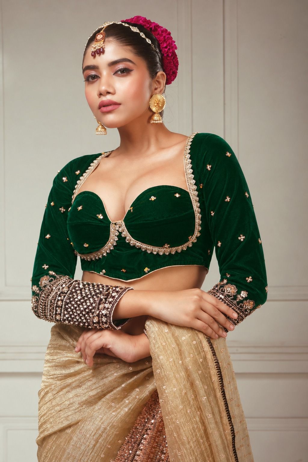 GARDEN GRANDEUR CORSET BLOUSE