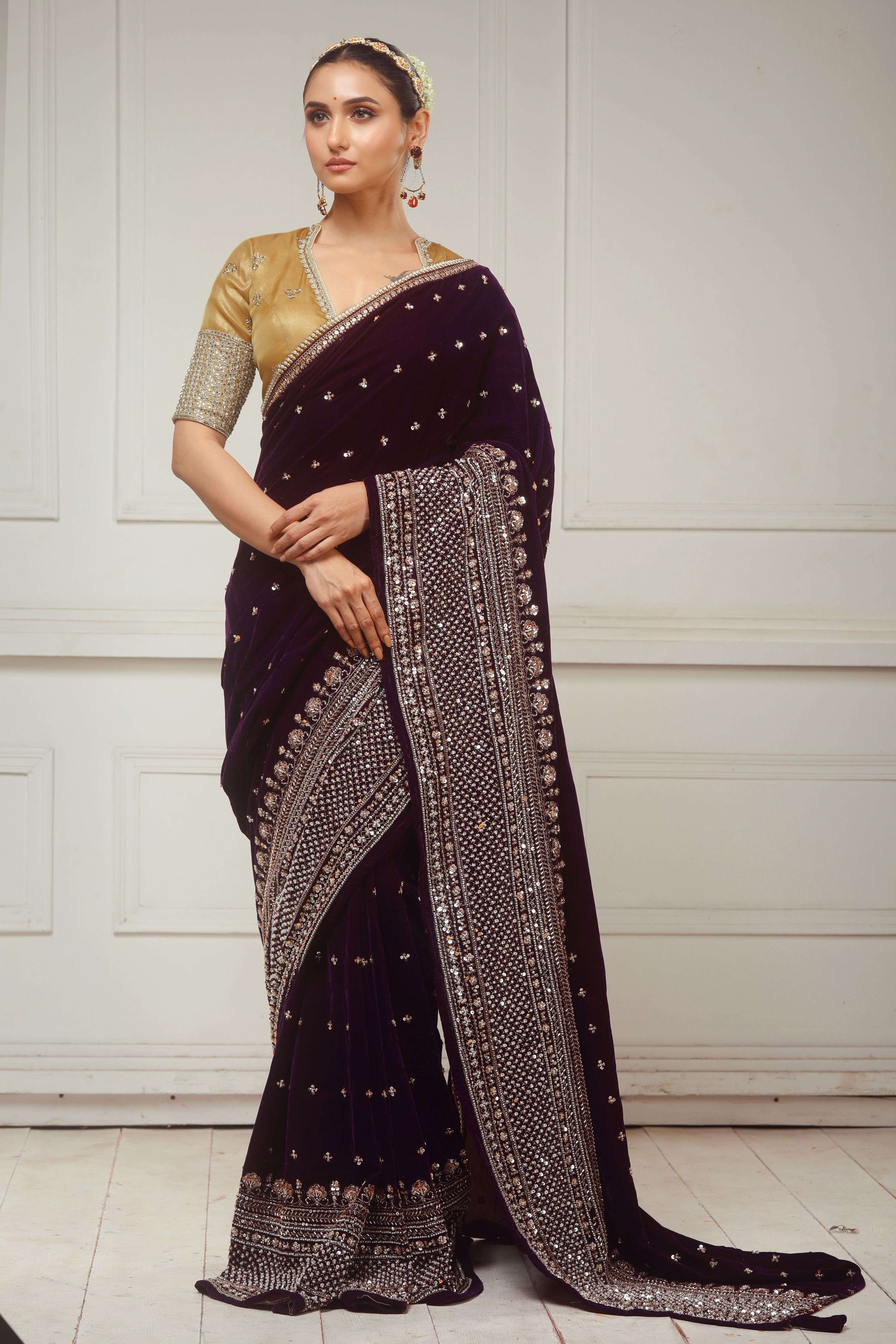 GLAM GRANDEUR SAREE WITH RADIANT FANTASY BLOUSE