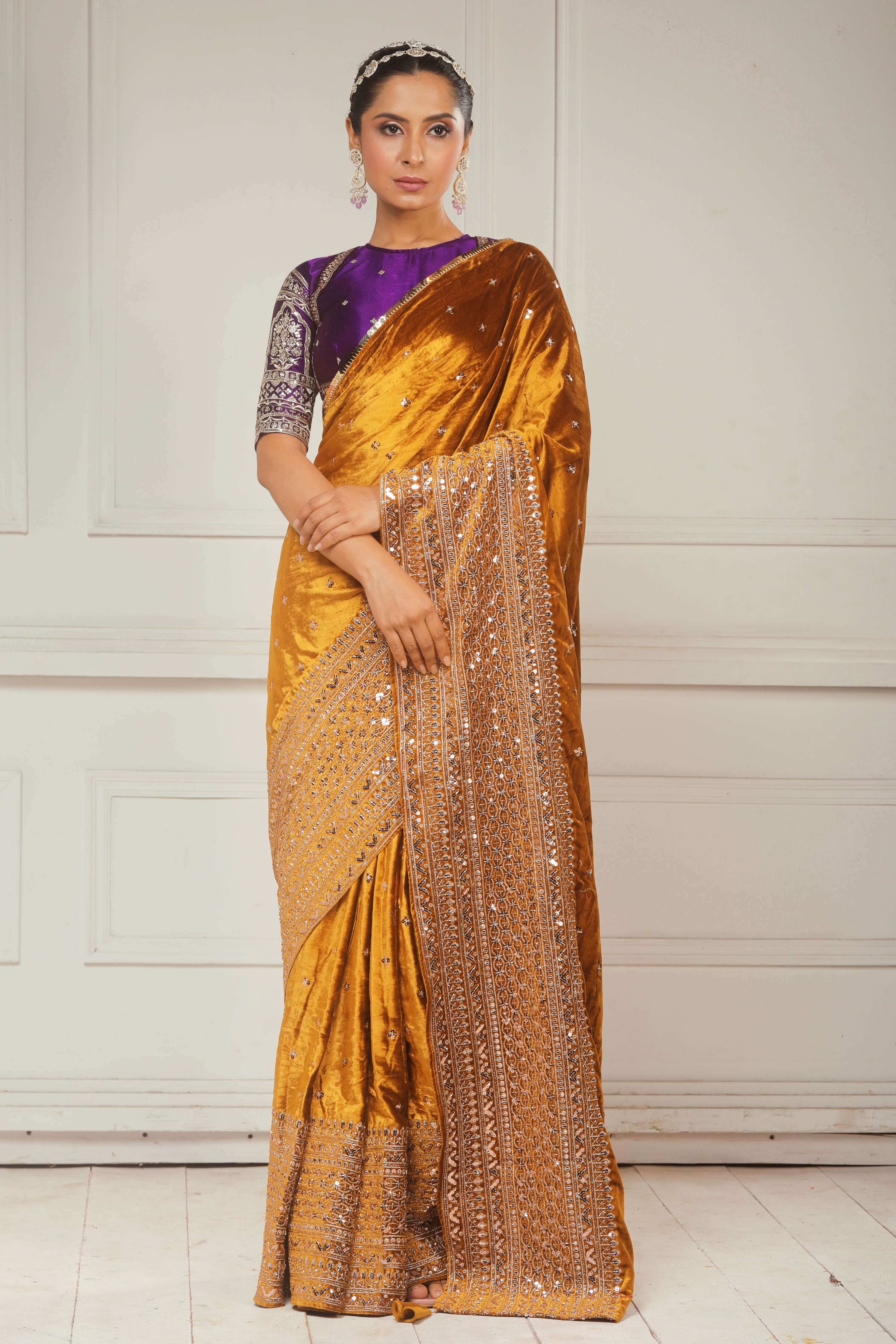 REGAL REIGN SAREE WITH TIMELESS TEMPTATION BLOUSE