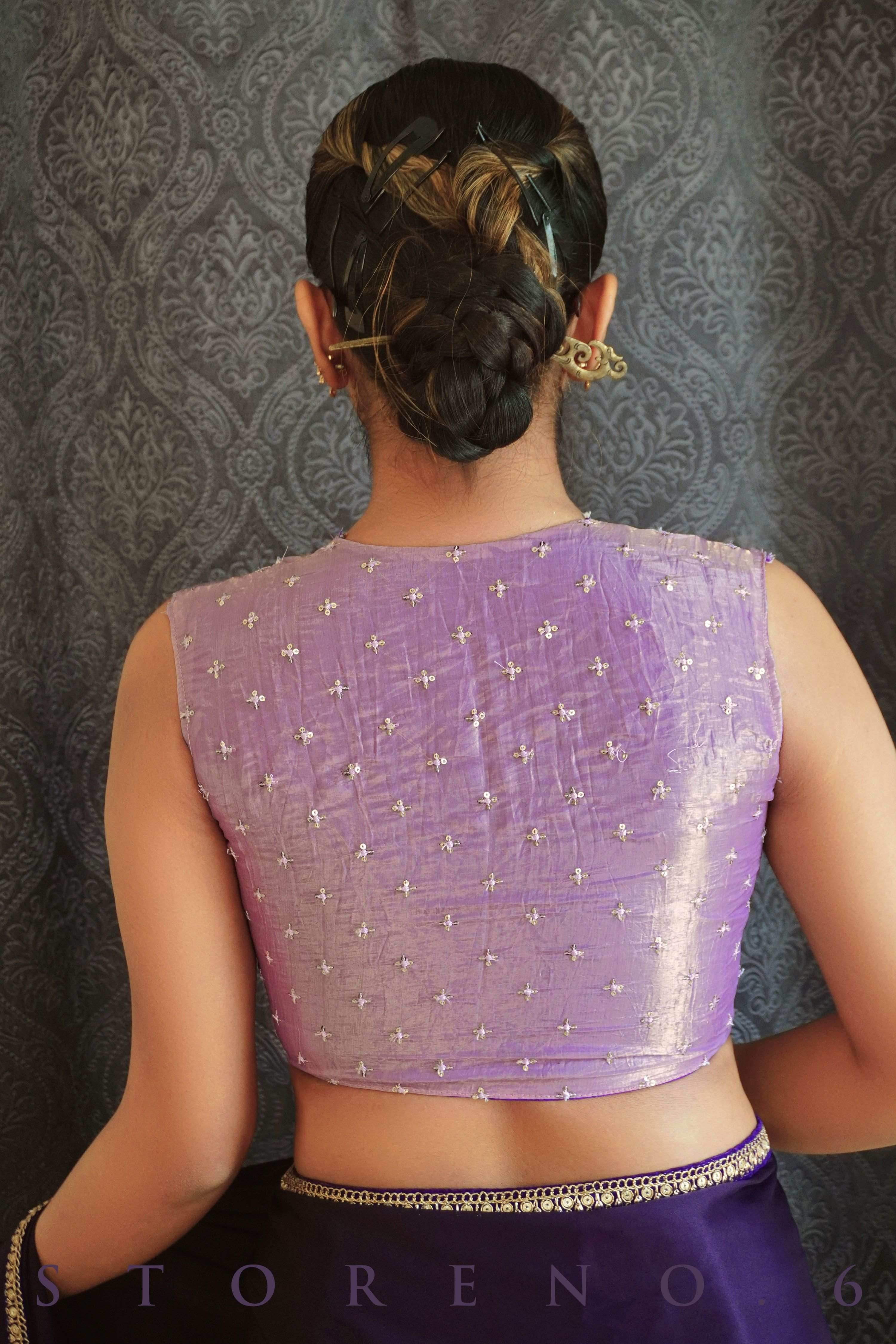 DUSK VIOLET BLOUSE