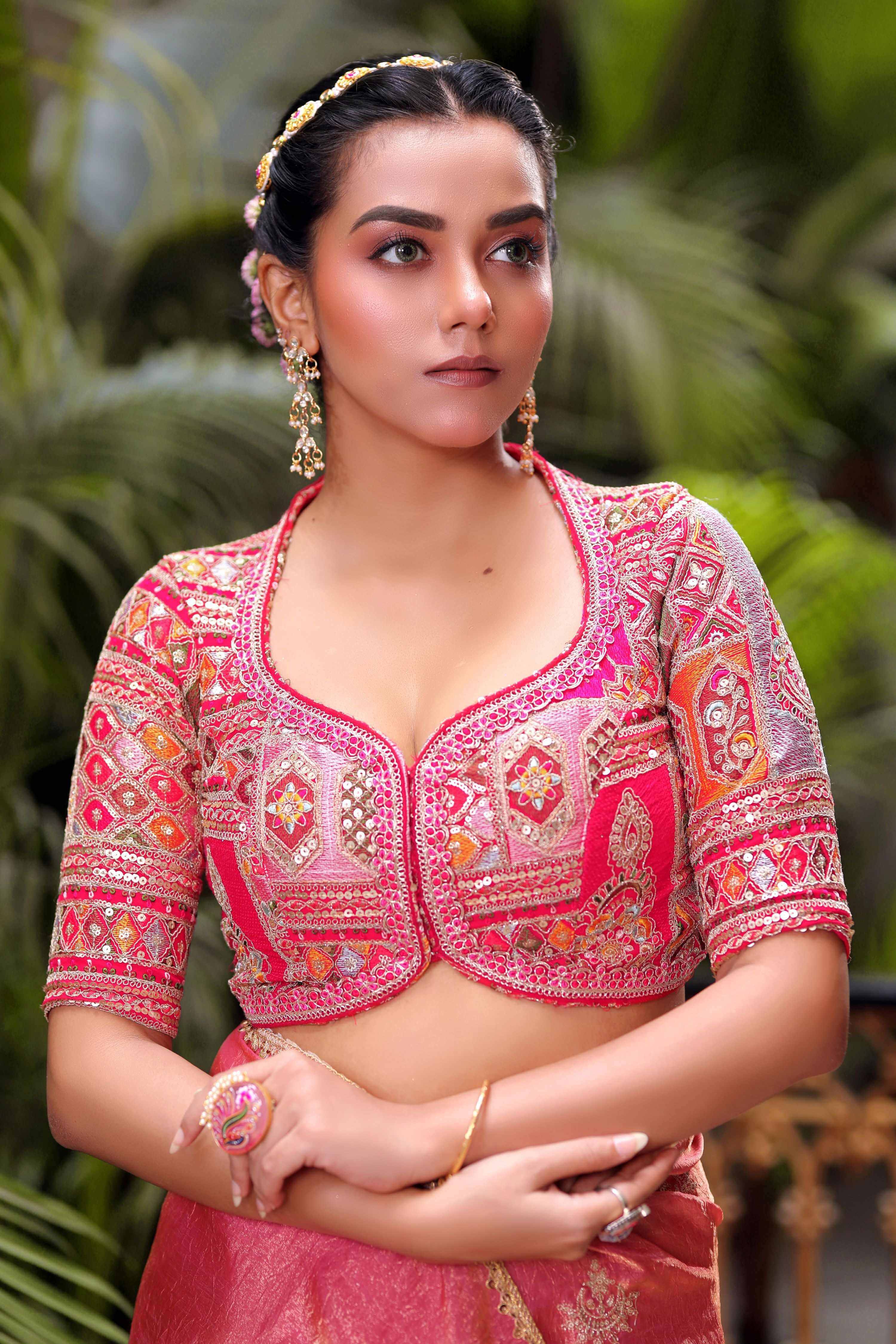 FUCHSIA FANTASY BLOUSE