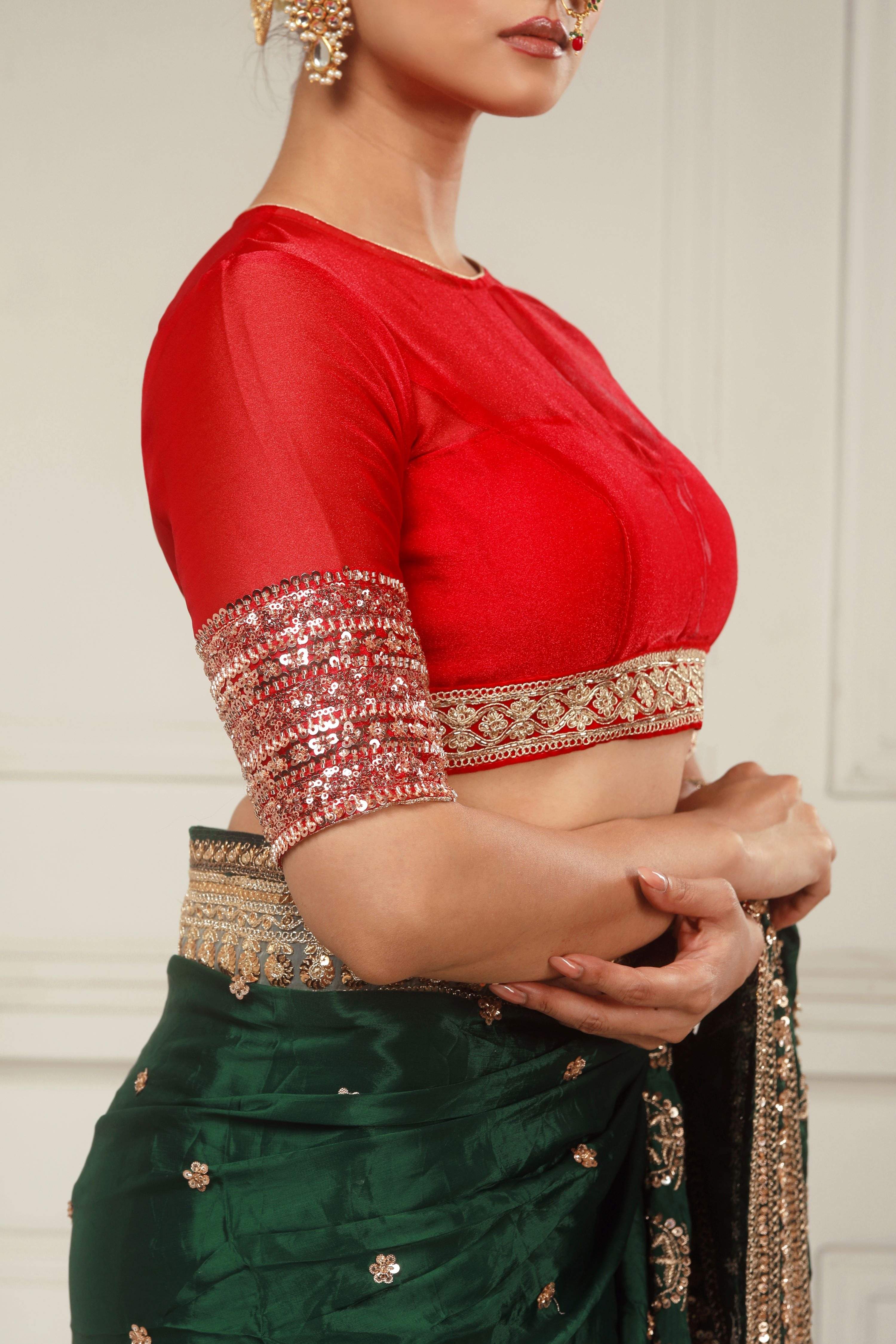 CRIMSON DESIRE BLOUSE