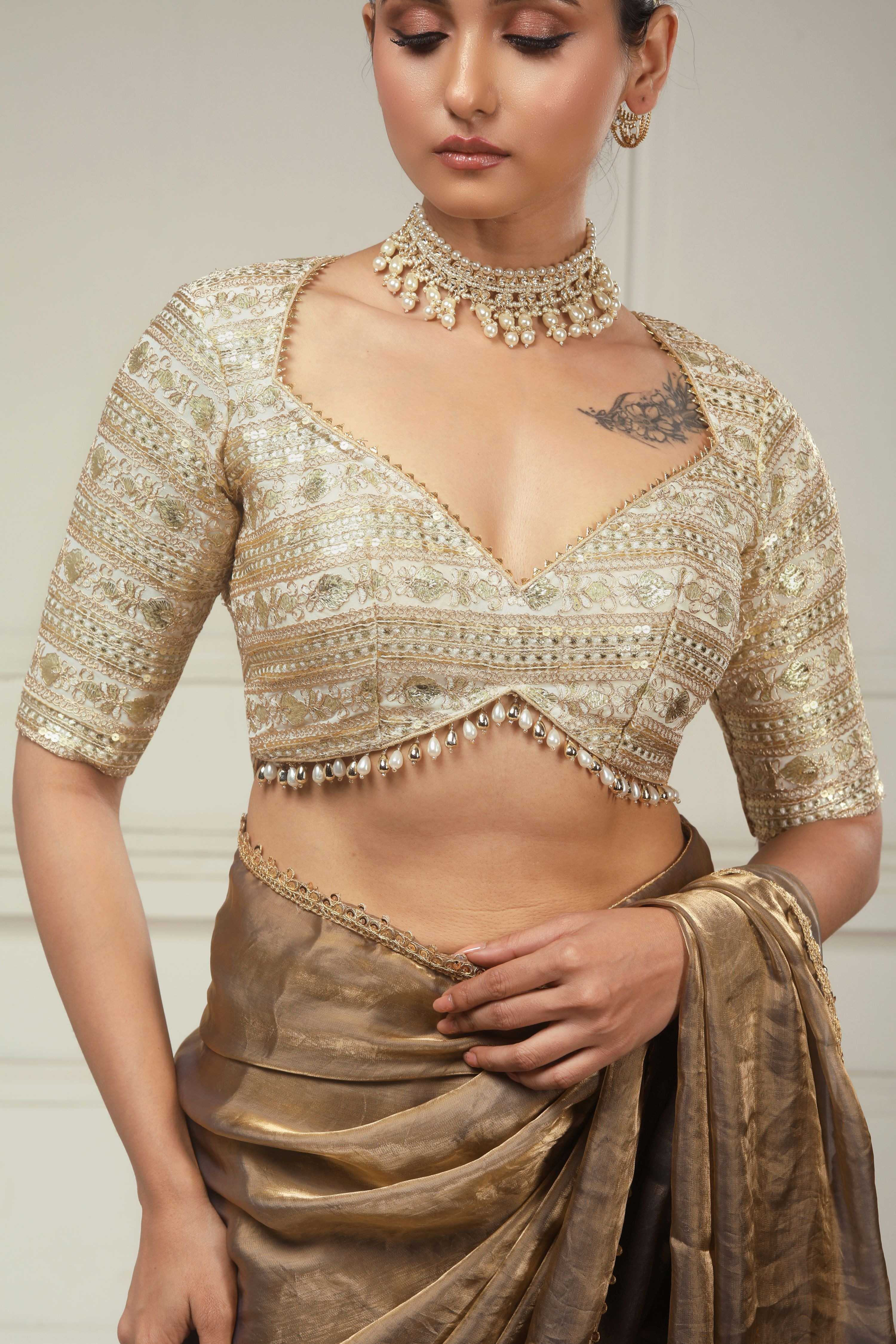 INTENSE IVORY ICON BLOUSE