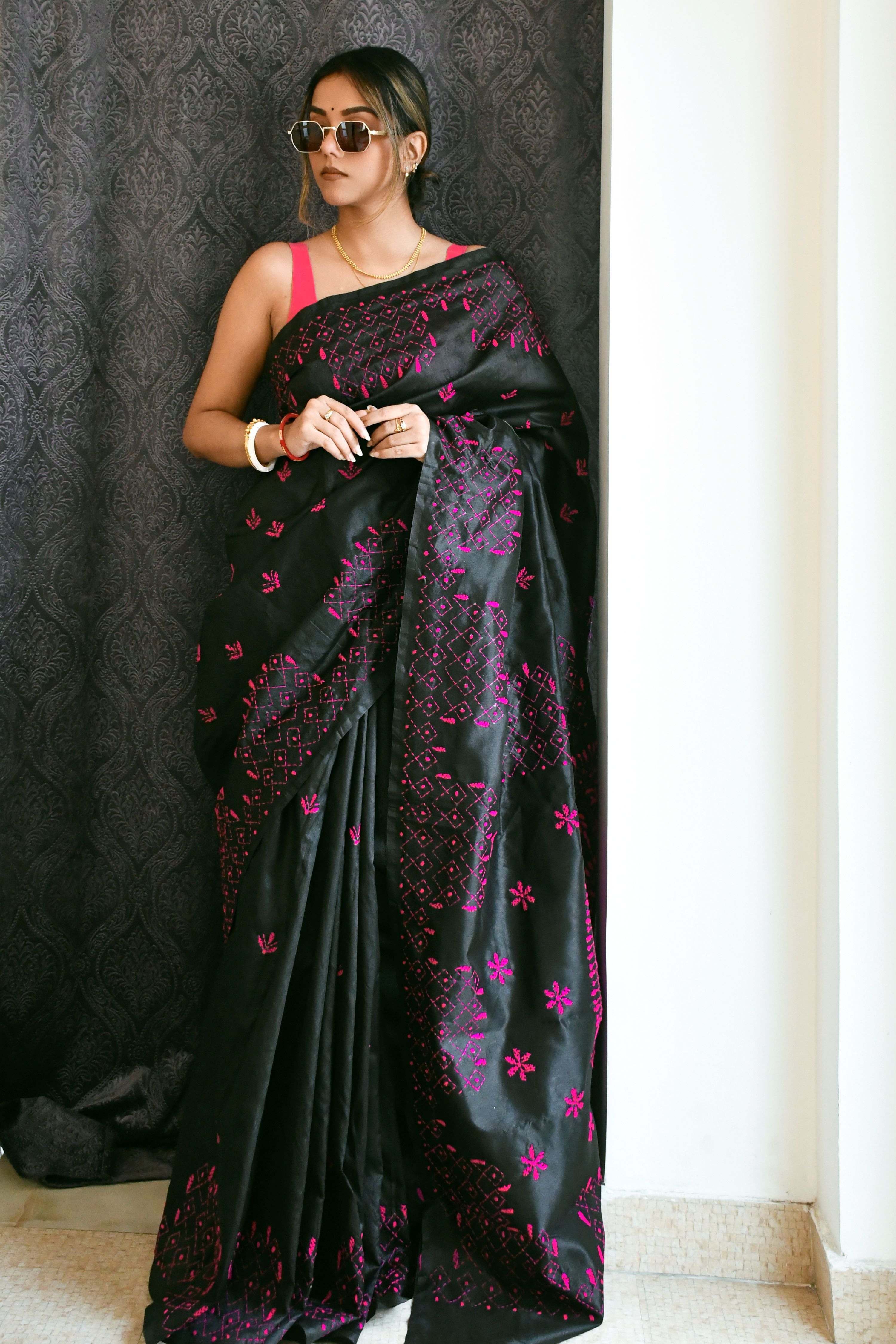 ALPONA SAREE