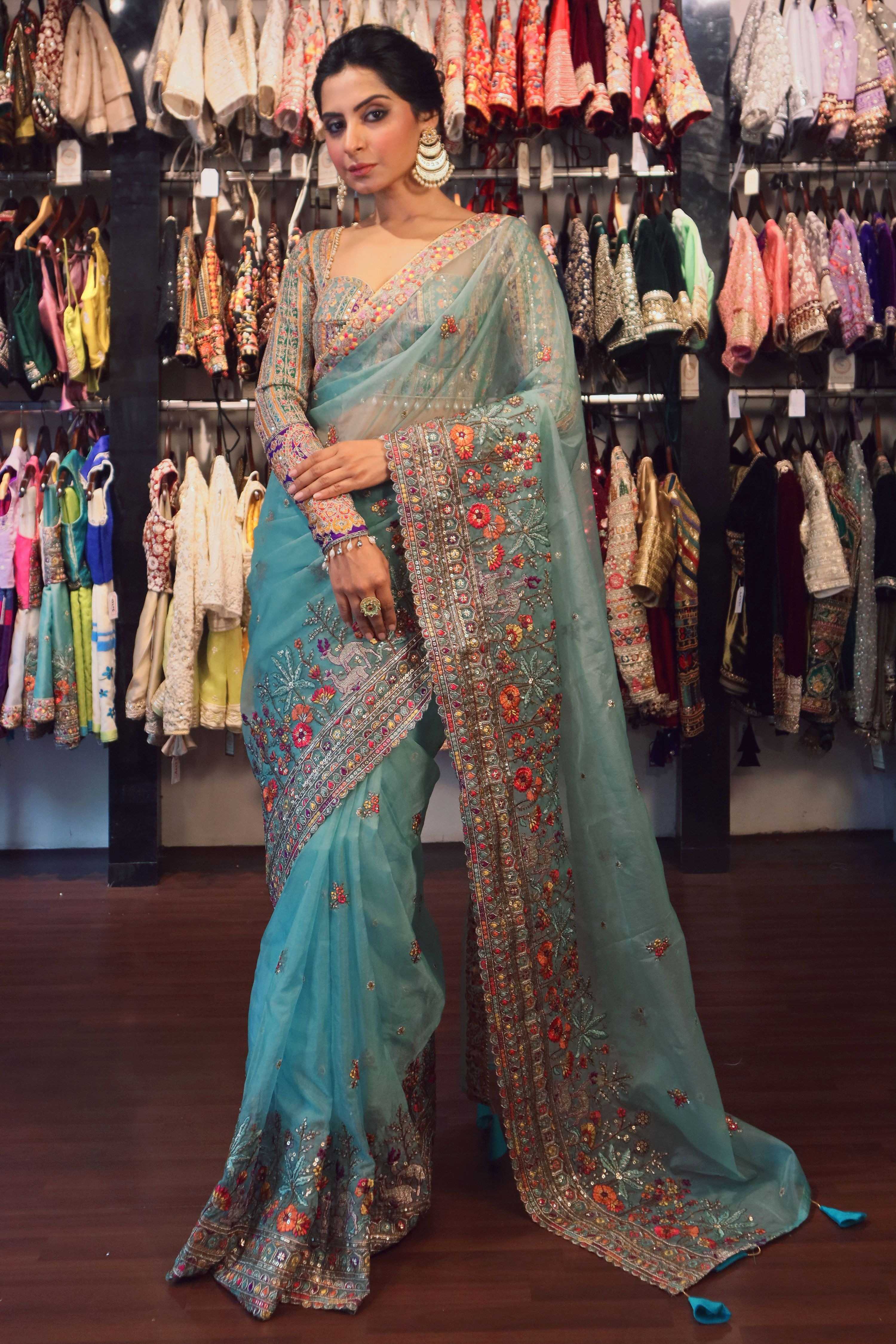 COASTAL CRUSH SAREE