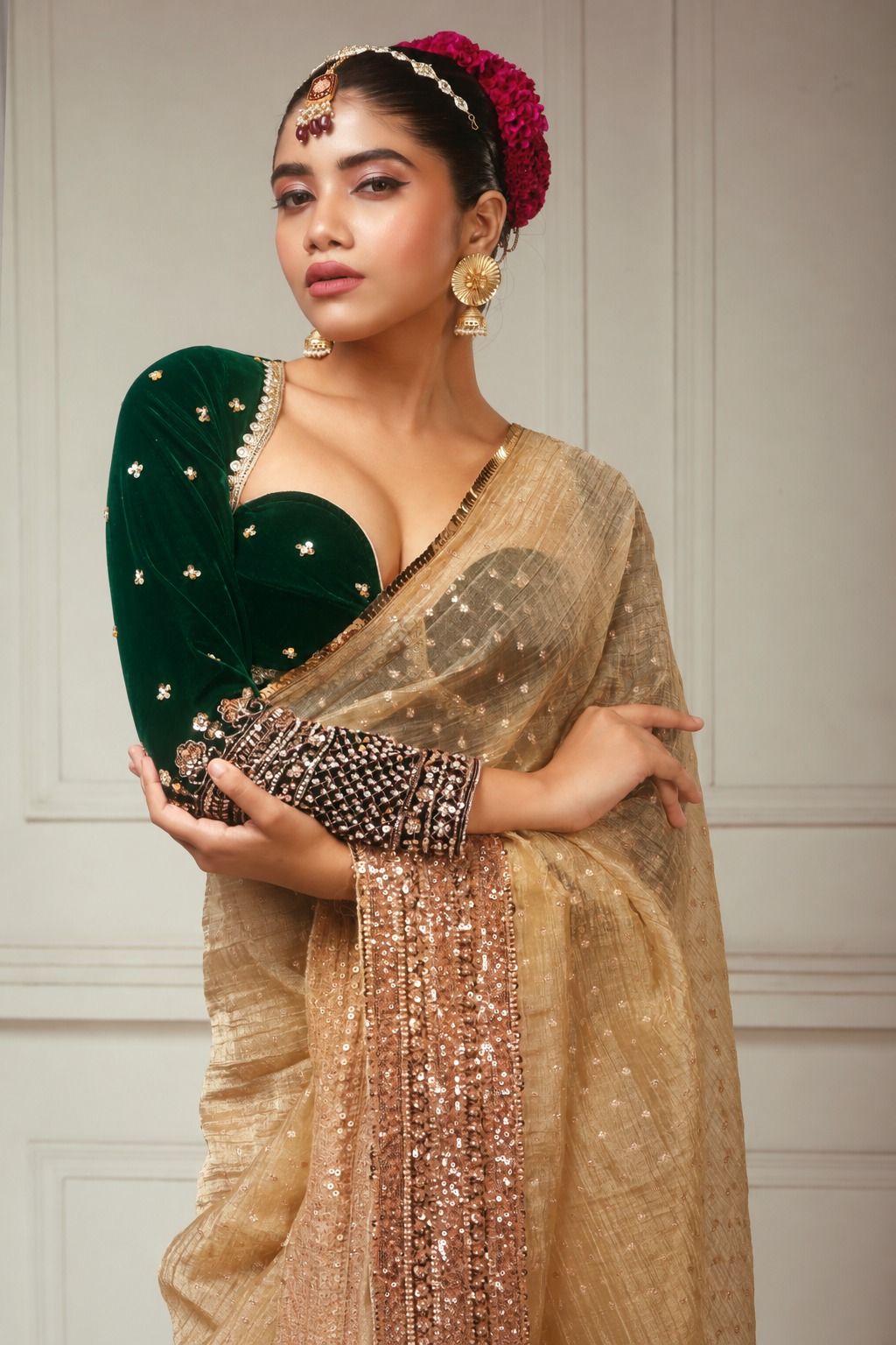 GARDEN GRANDEUR CORSET BLOUSE