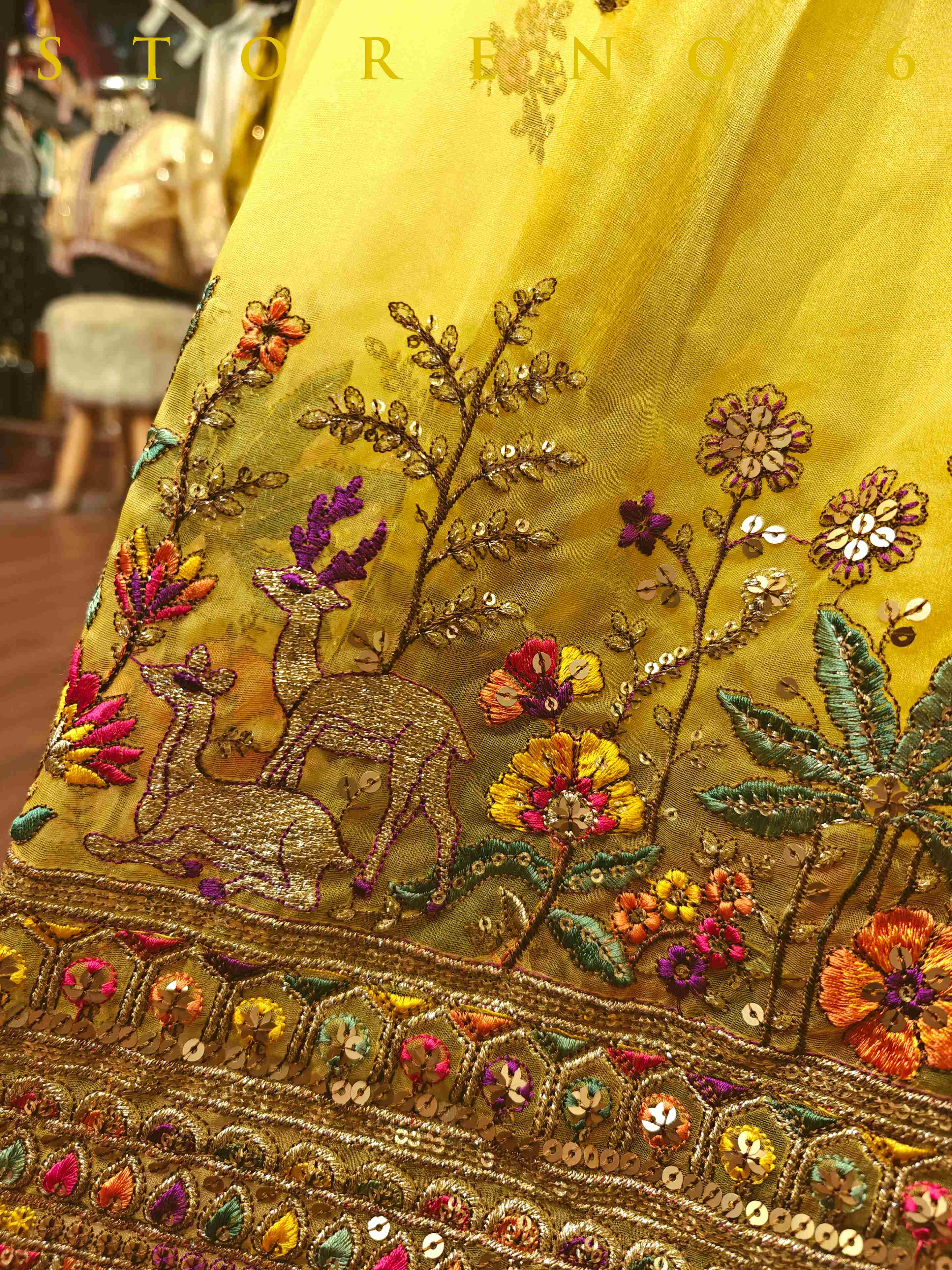 KOMAAL LEHENGA SKIRT WITH STITCHED BLOUSE(WITH CANCAN)