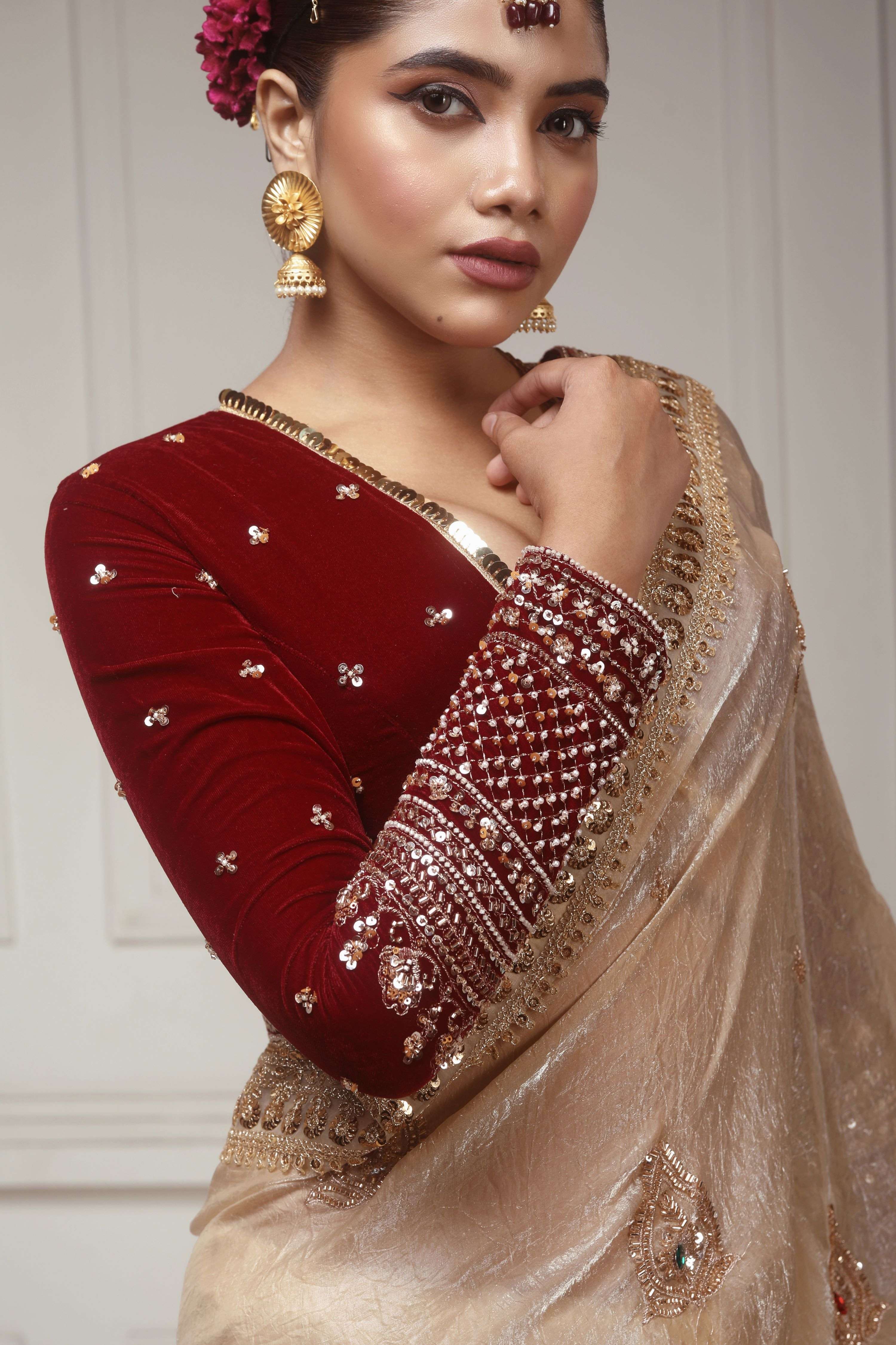 GARNET GRANDEUR BLOUSE