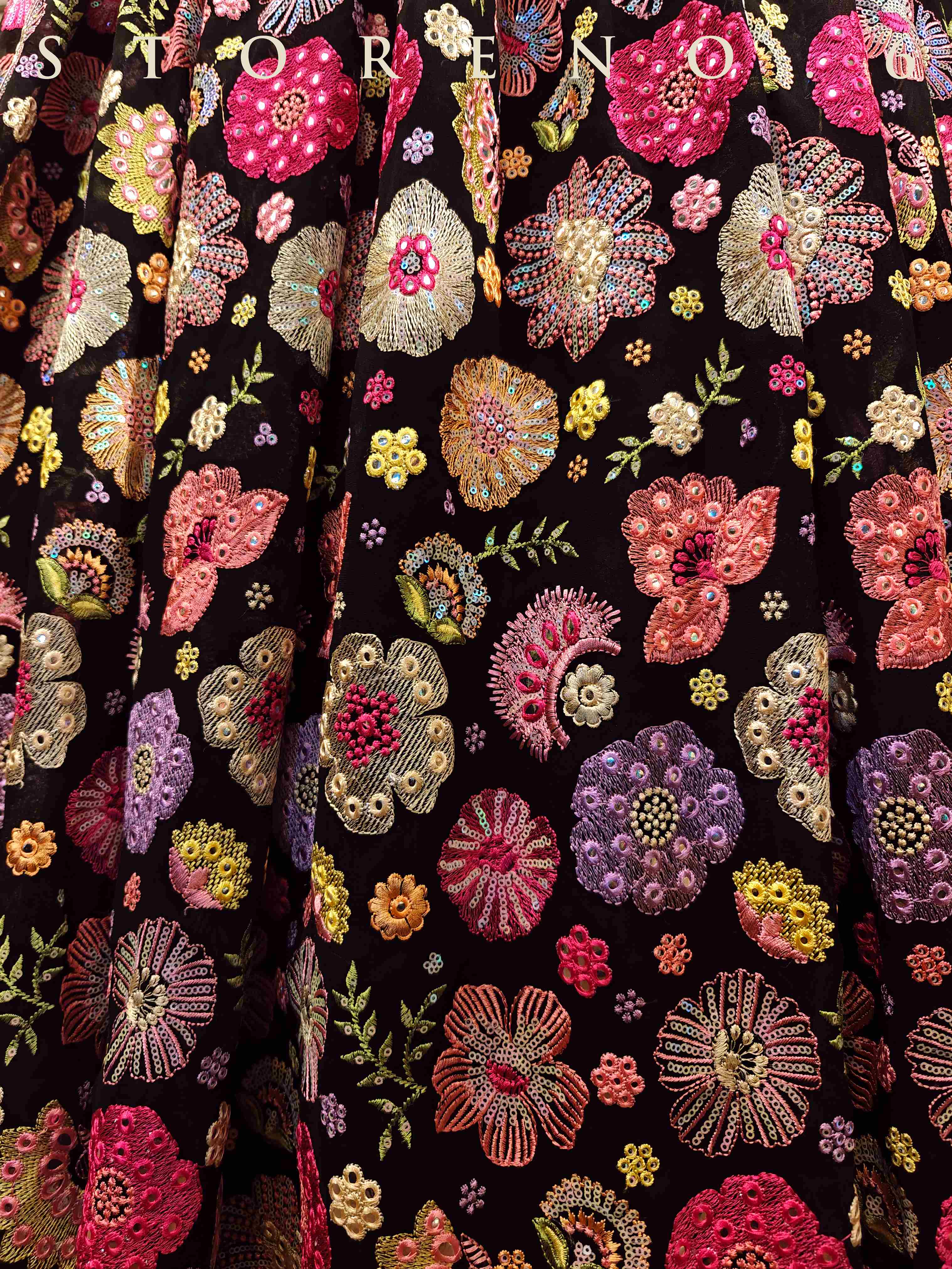 RANGEELA LEHENGA SKIRT WITH STITCHED BLOUSE(WITH CANCAN)