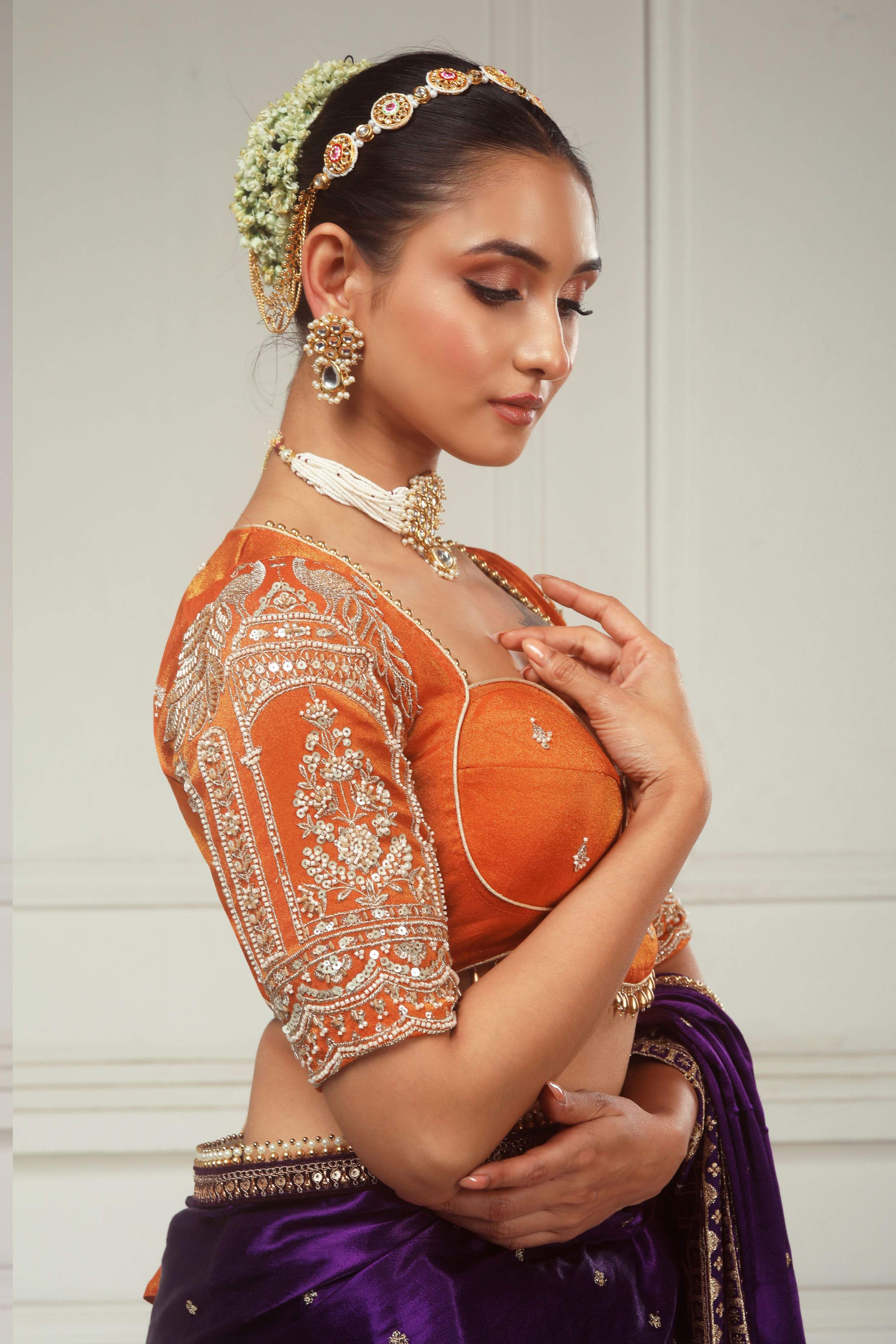 SAFFRON SYMPHONY BLOUSE