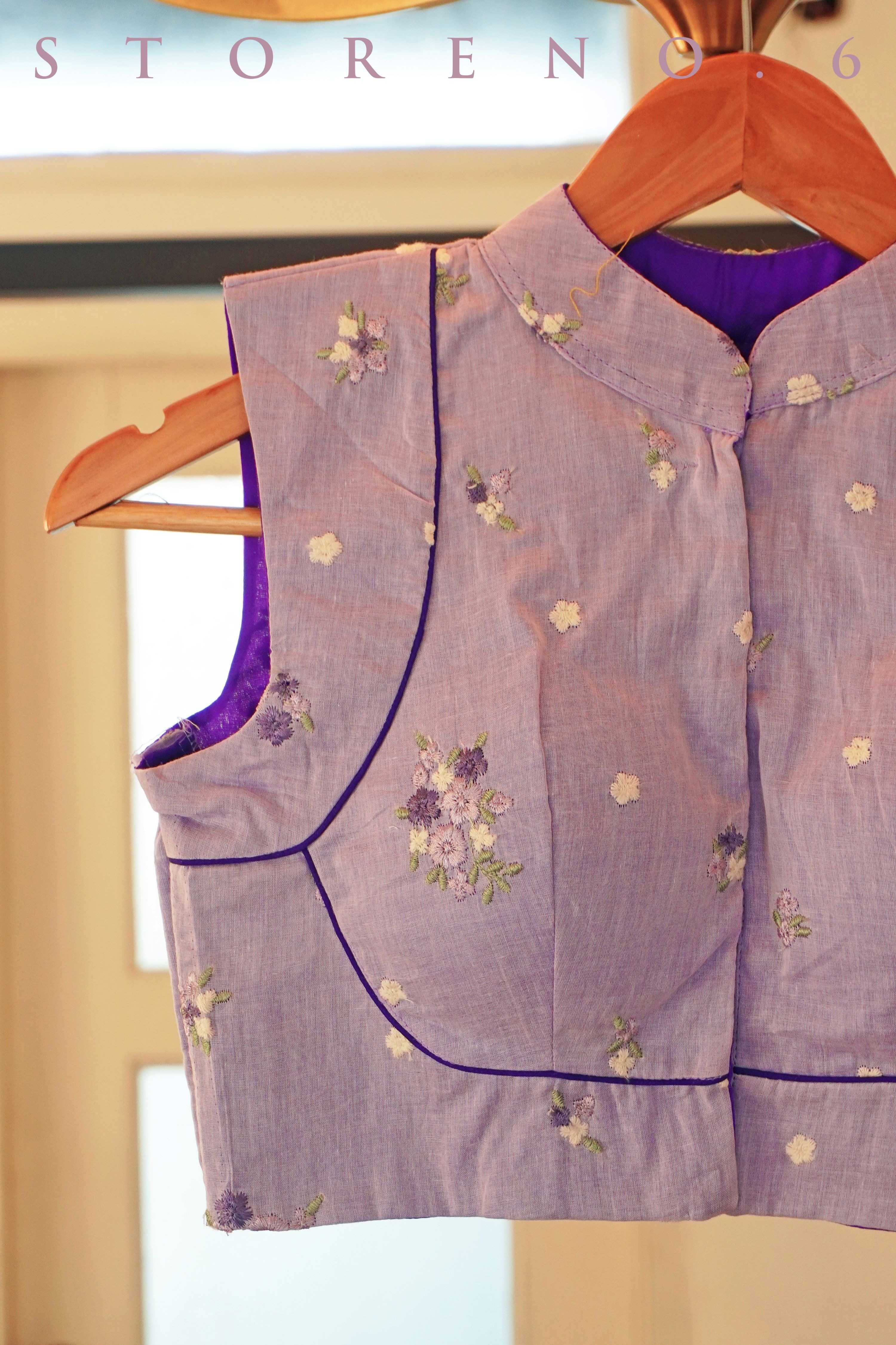 VIOLET WHISPER BLOUSE