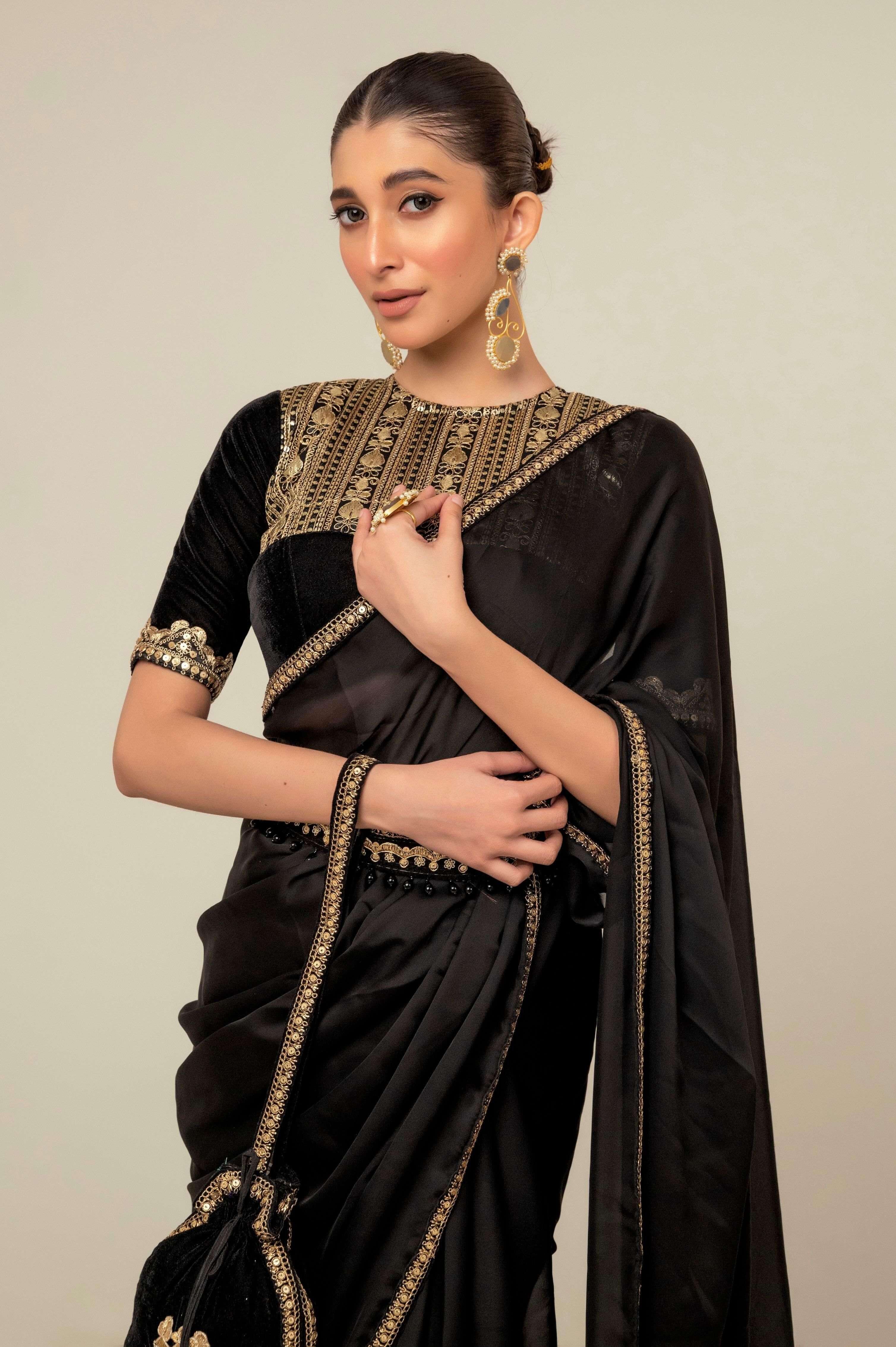 JEWEL JOY SAREE WITH OLD WORLD BLOUSE.