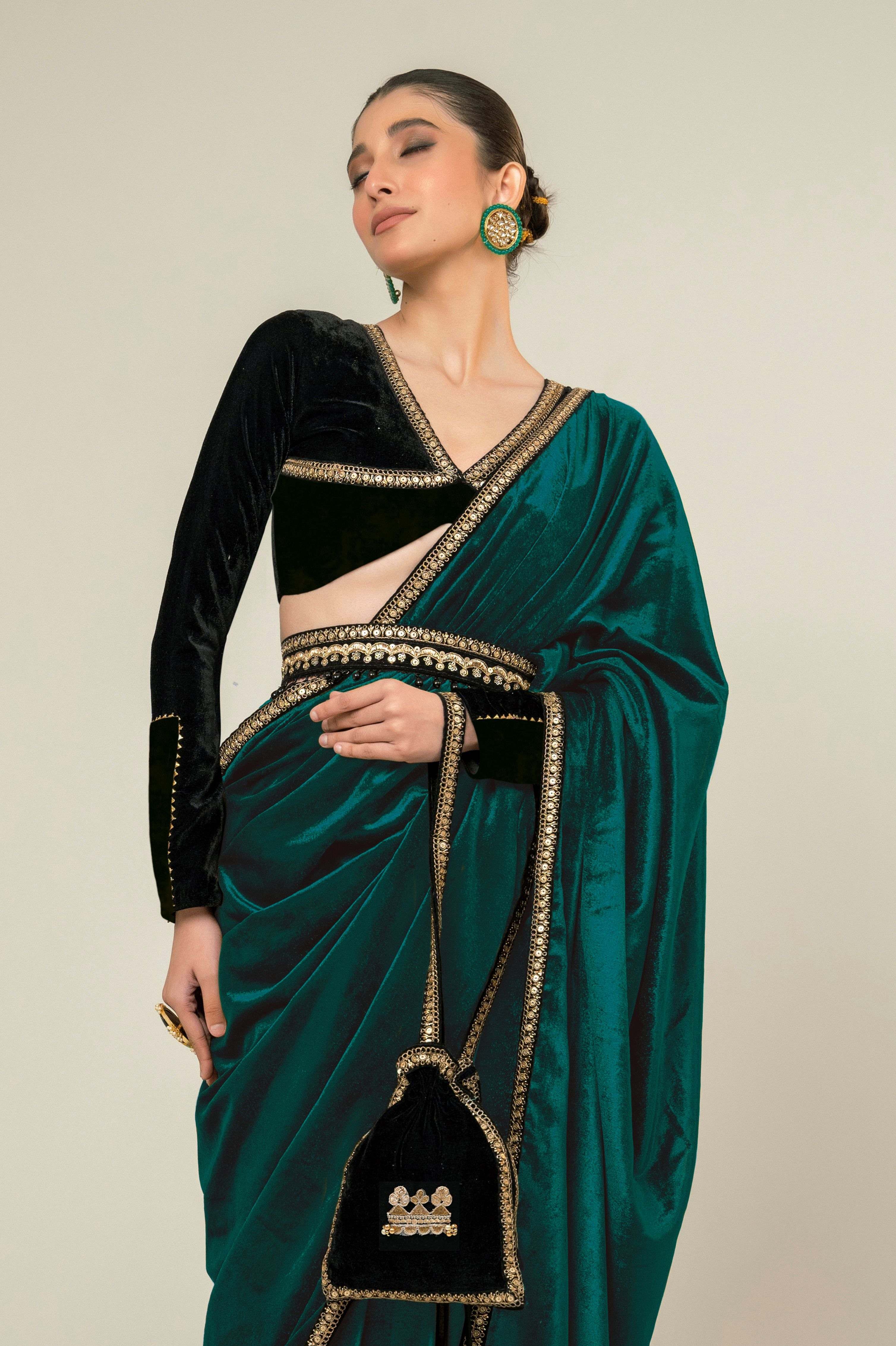 SEA SYMPHONY SAREE