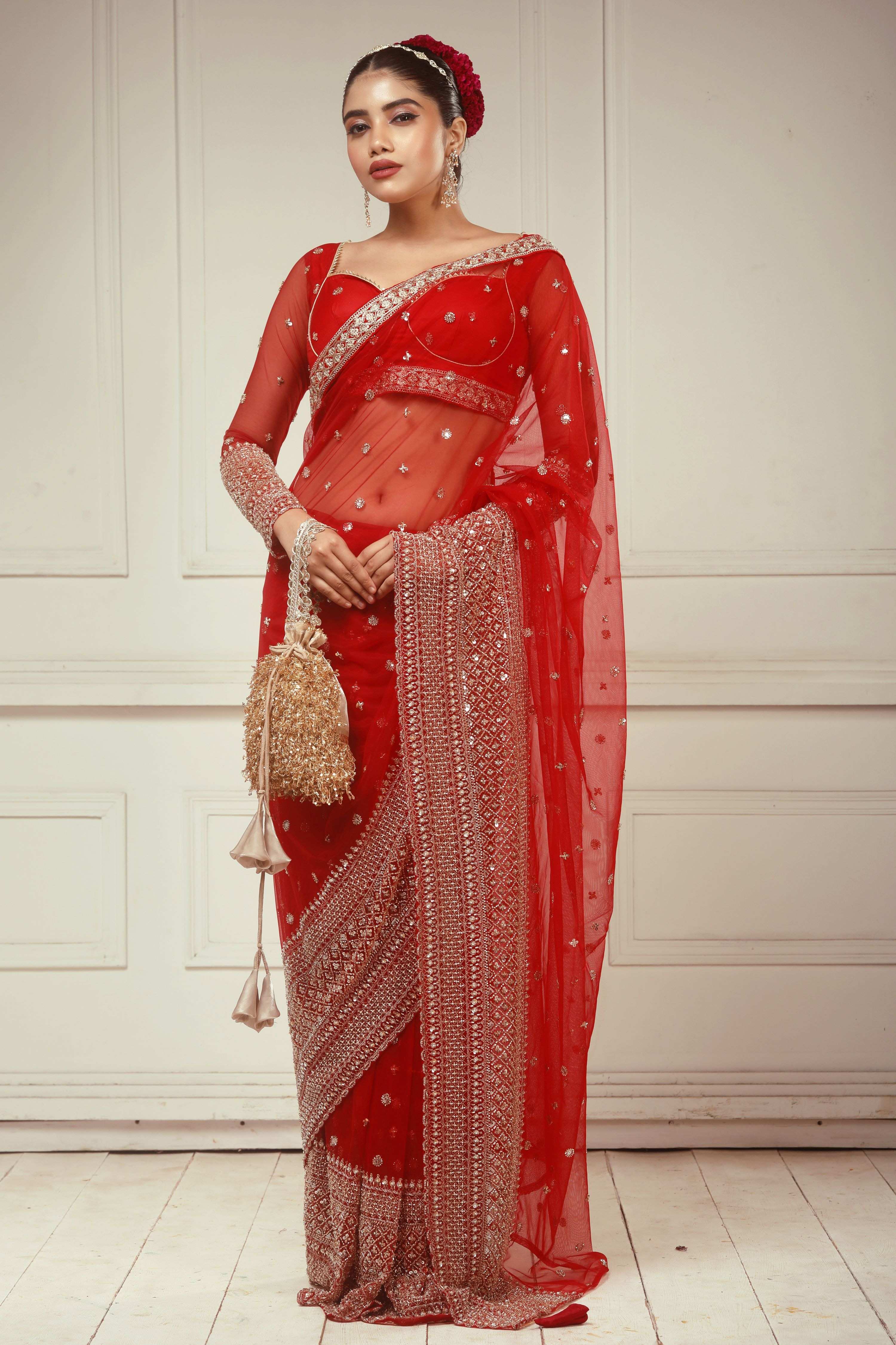 CHERRY CHANDELIER SAREE