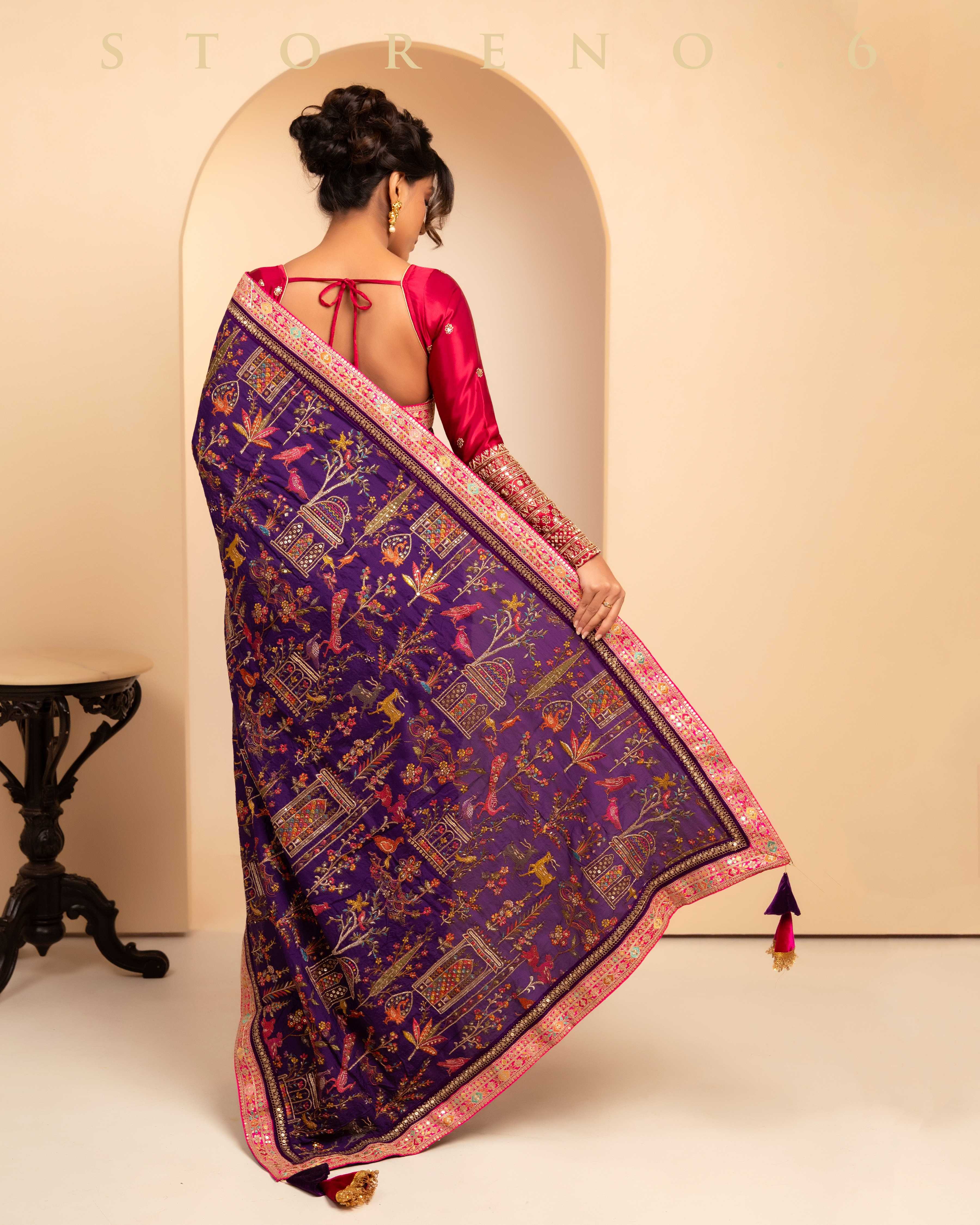 THE 6TH CENTURY CHROMA SAREE