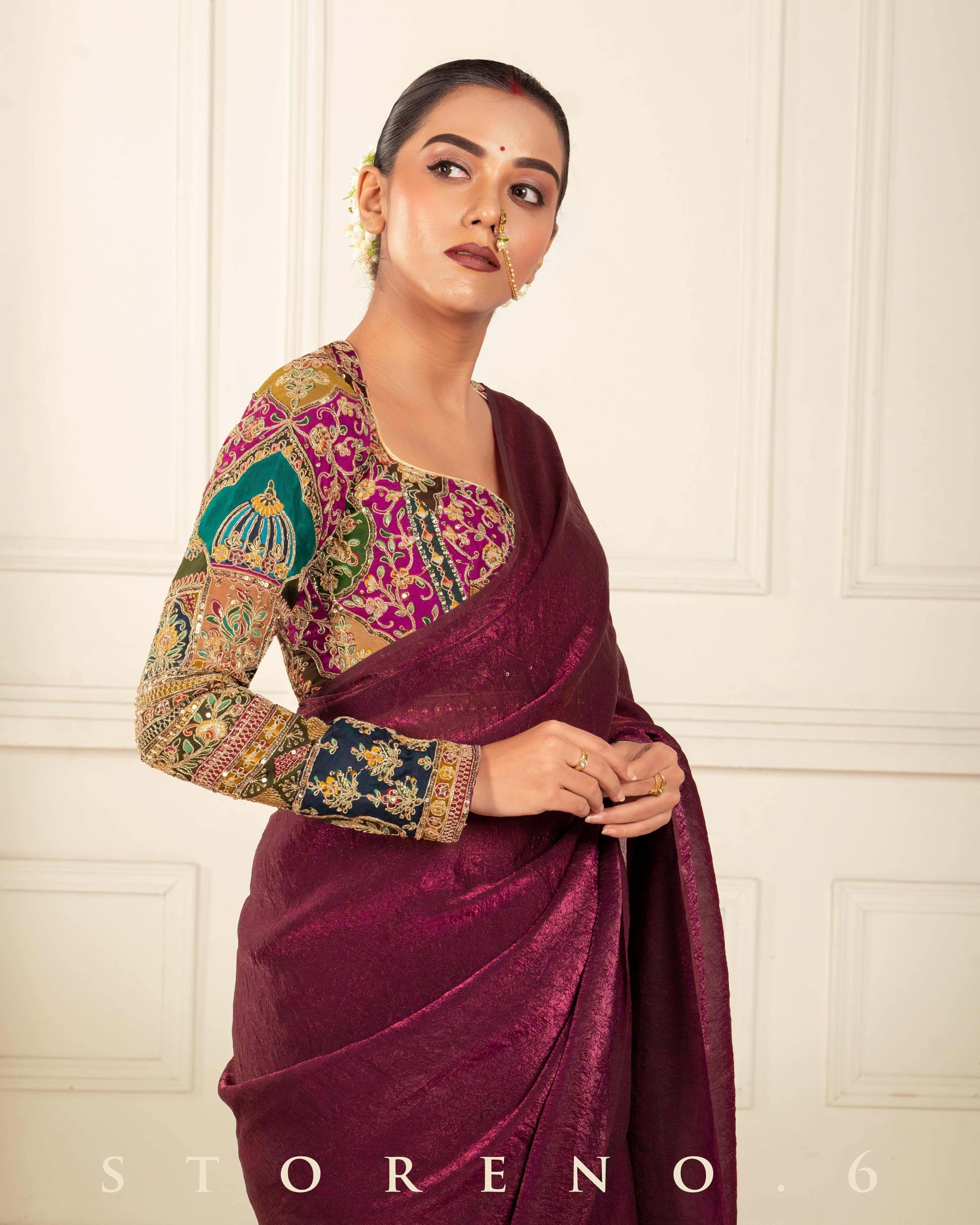 MIDNIGHT MYSTERY SAREE.