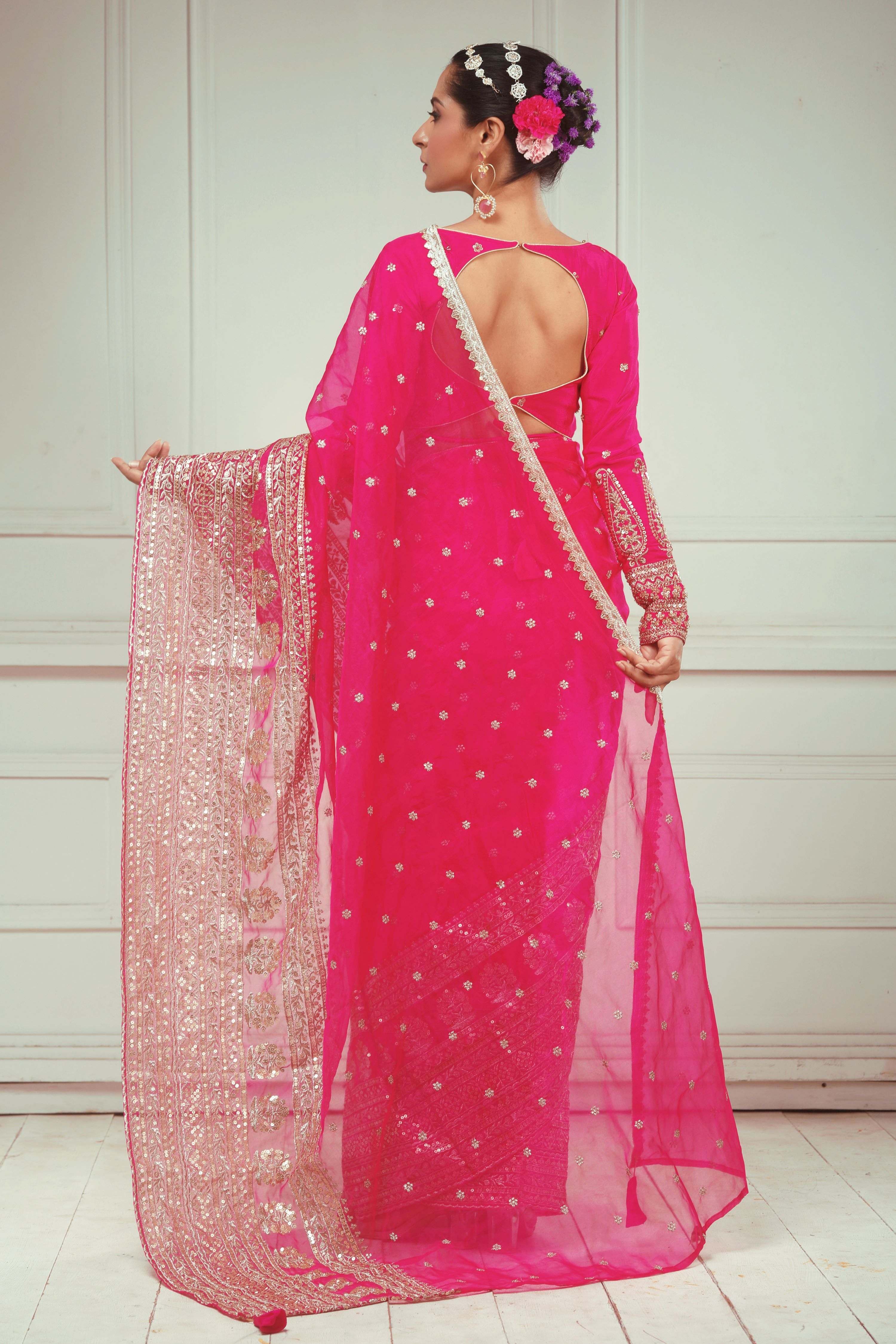 RASPBERRY KISS SAREE