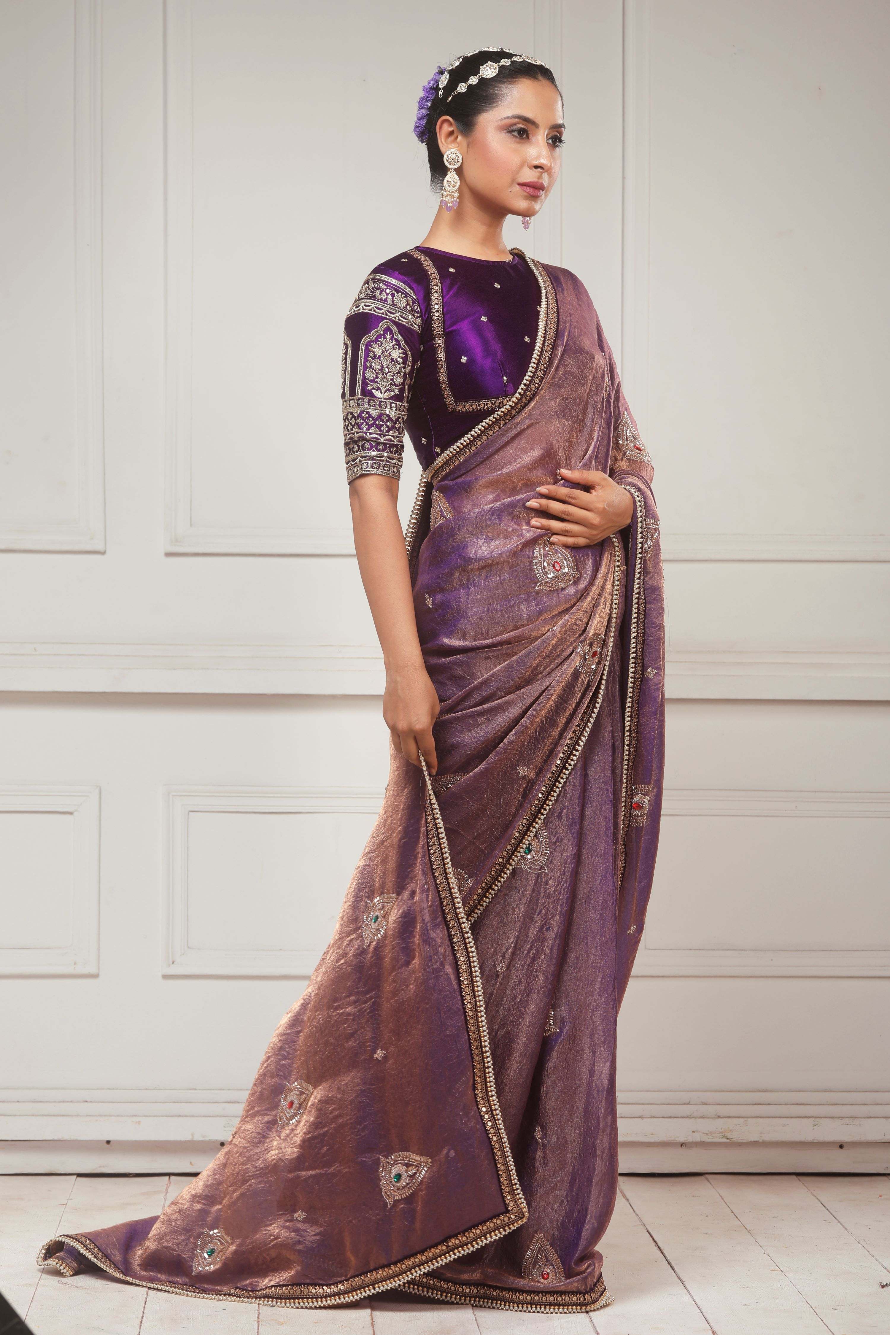 MEHFIL MUSE SAREE WITH TIMELESS TEMPTATION BLOUSE