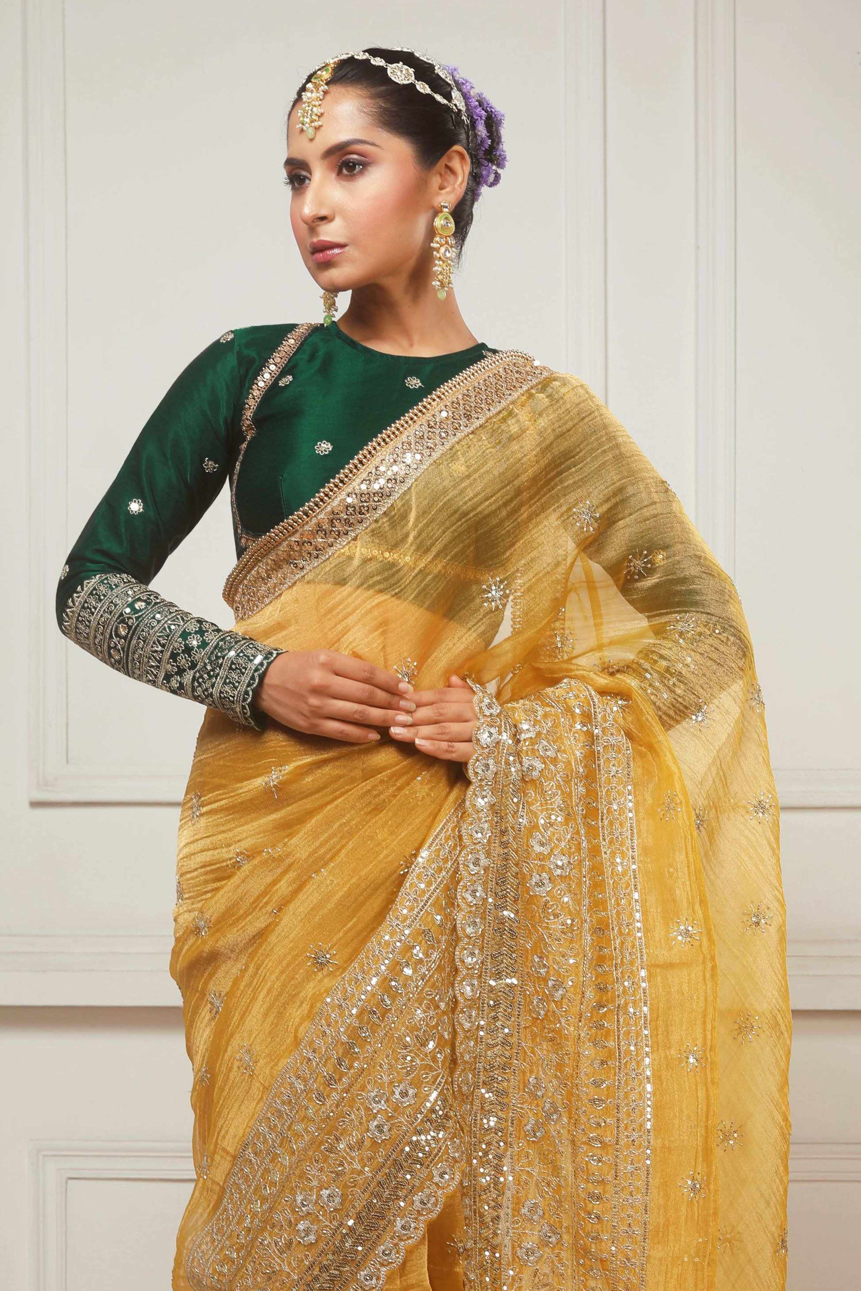 HONEY WILDFLOWER SAREE WITH ACE APPEAL CLASSIC BLOUSE